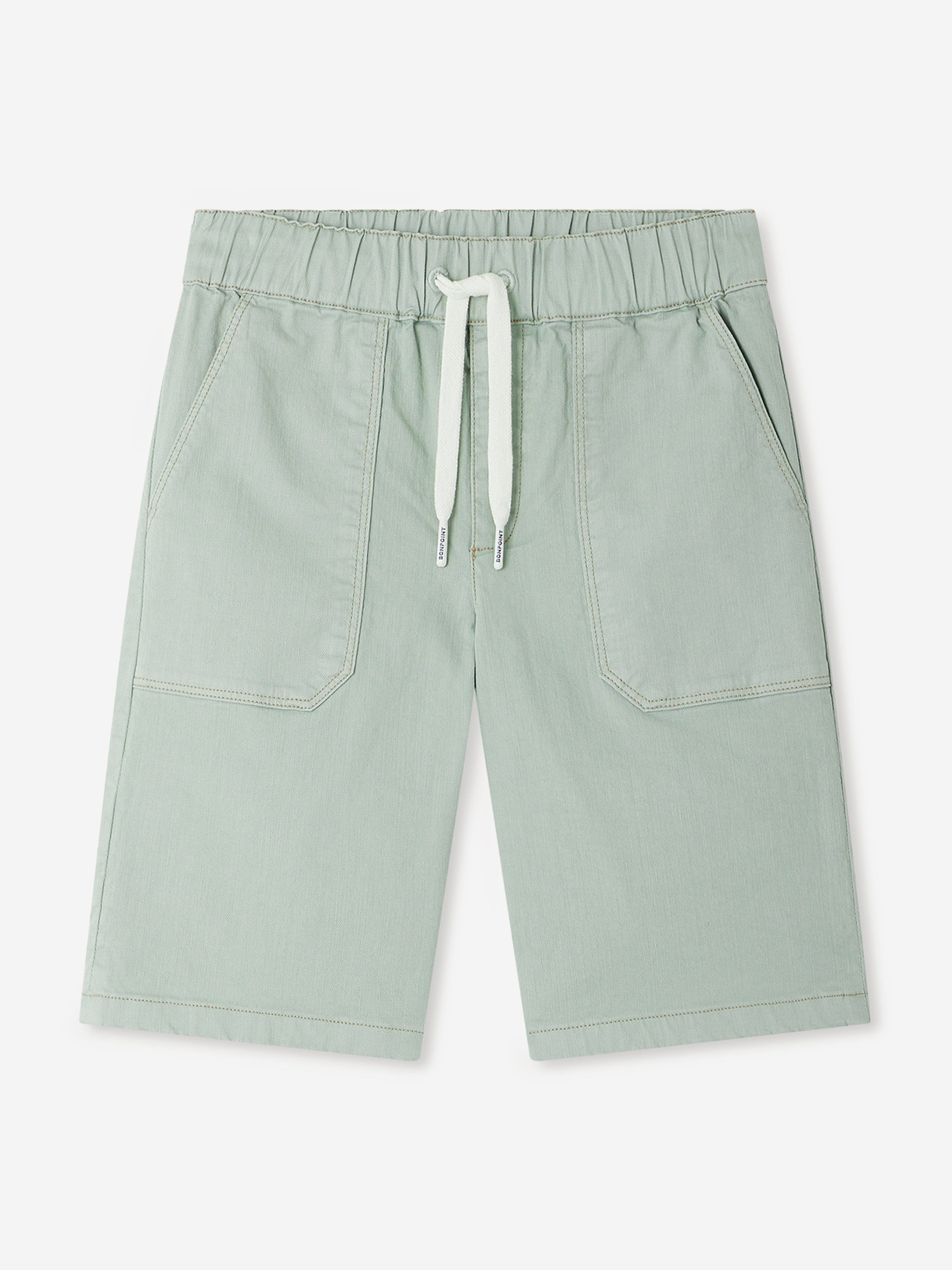 Bonpoint Boys Syl Bermuda Shorts in Green