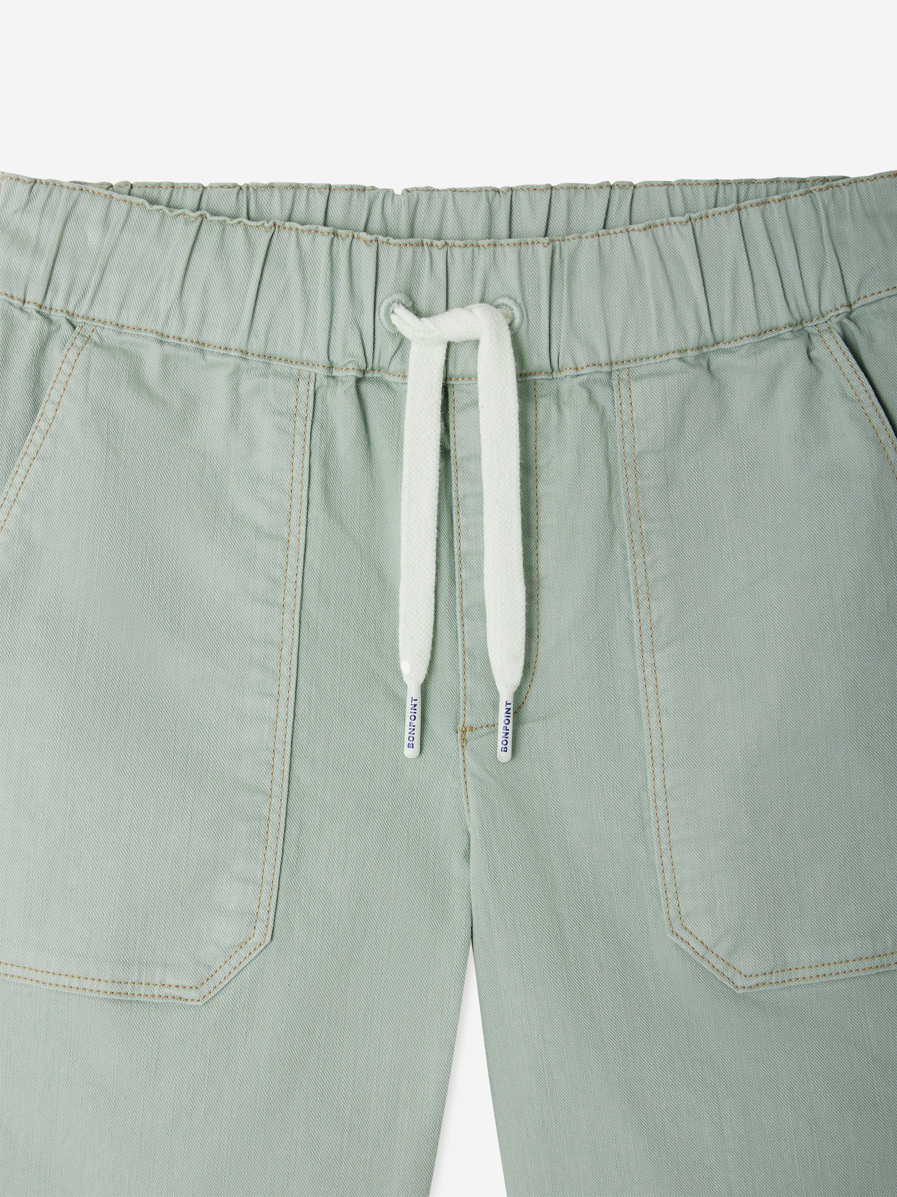 Bonpoint Boys Syl Bermuda Shorts in Green