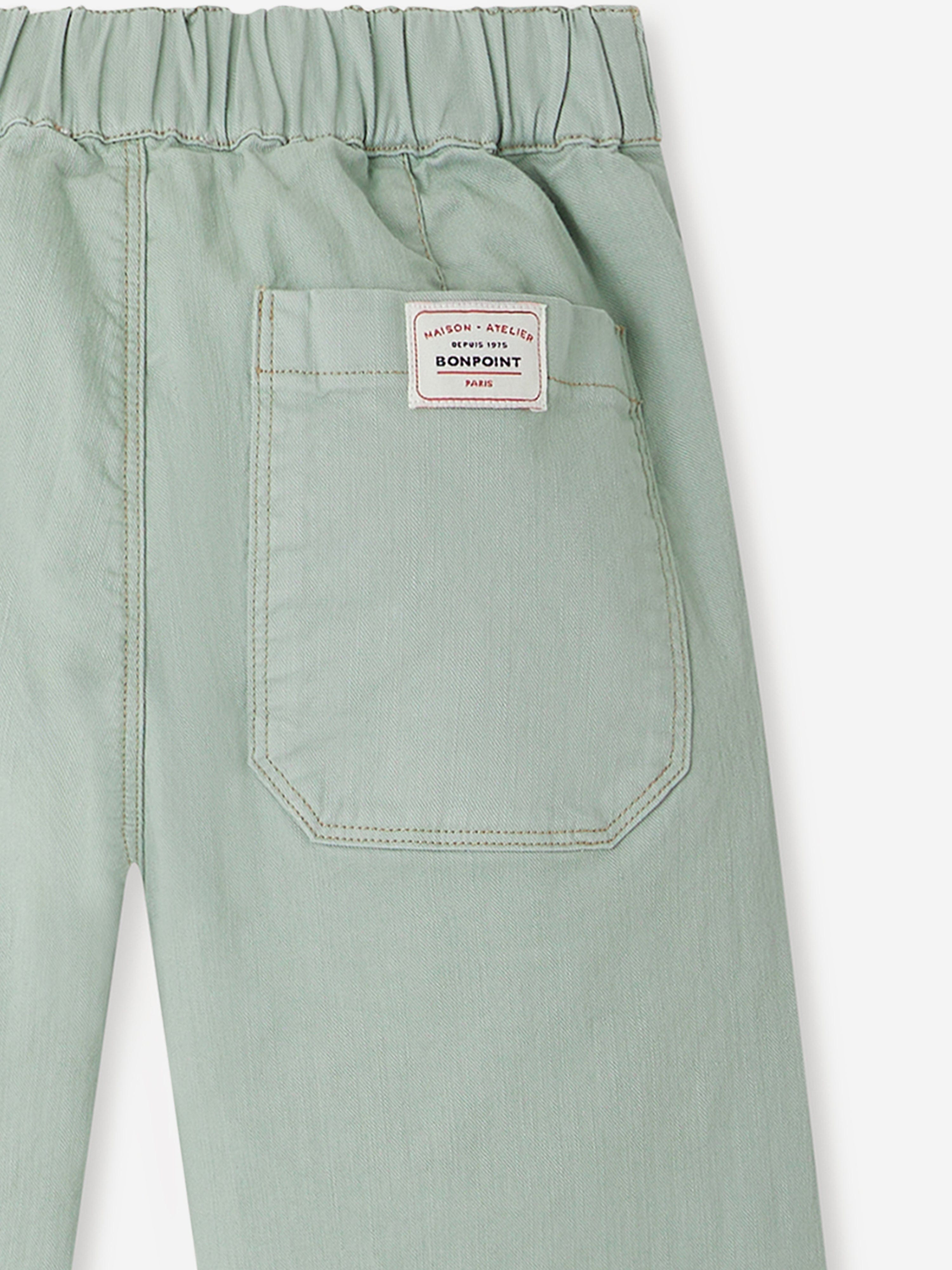Bonpoint Boys Syl Bermuda Shorts in Green
