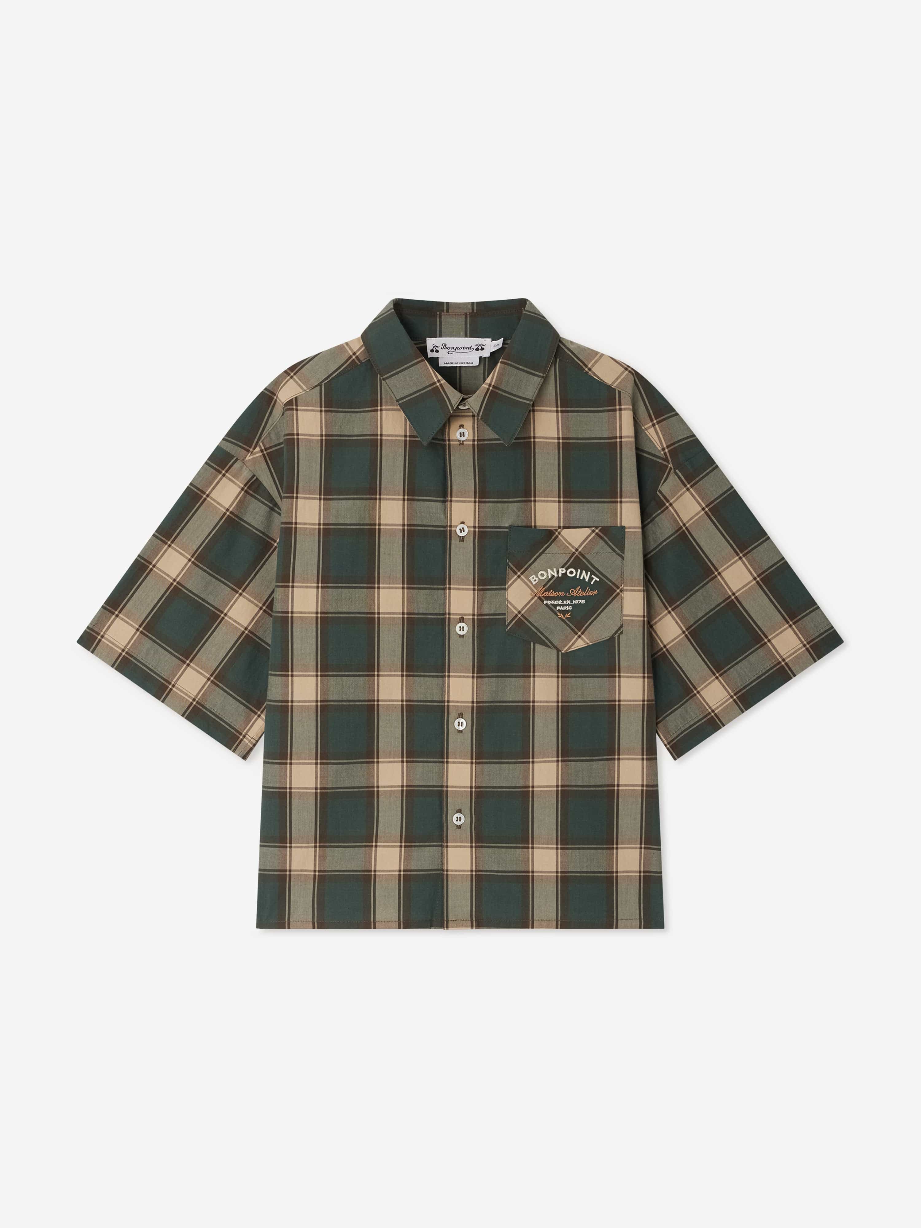 Bonpoint Boys Elyas Shirt in Green
