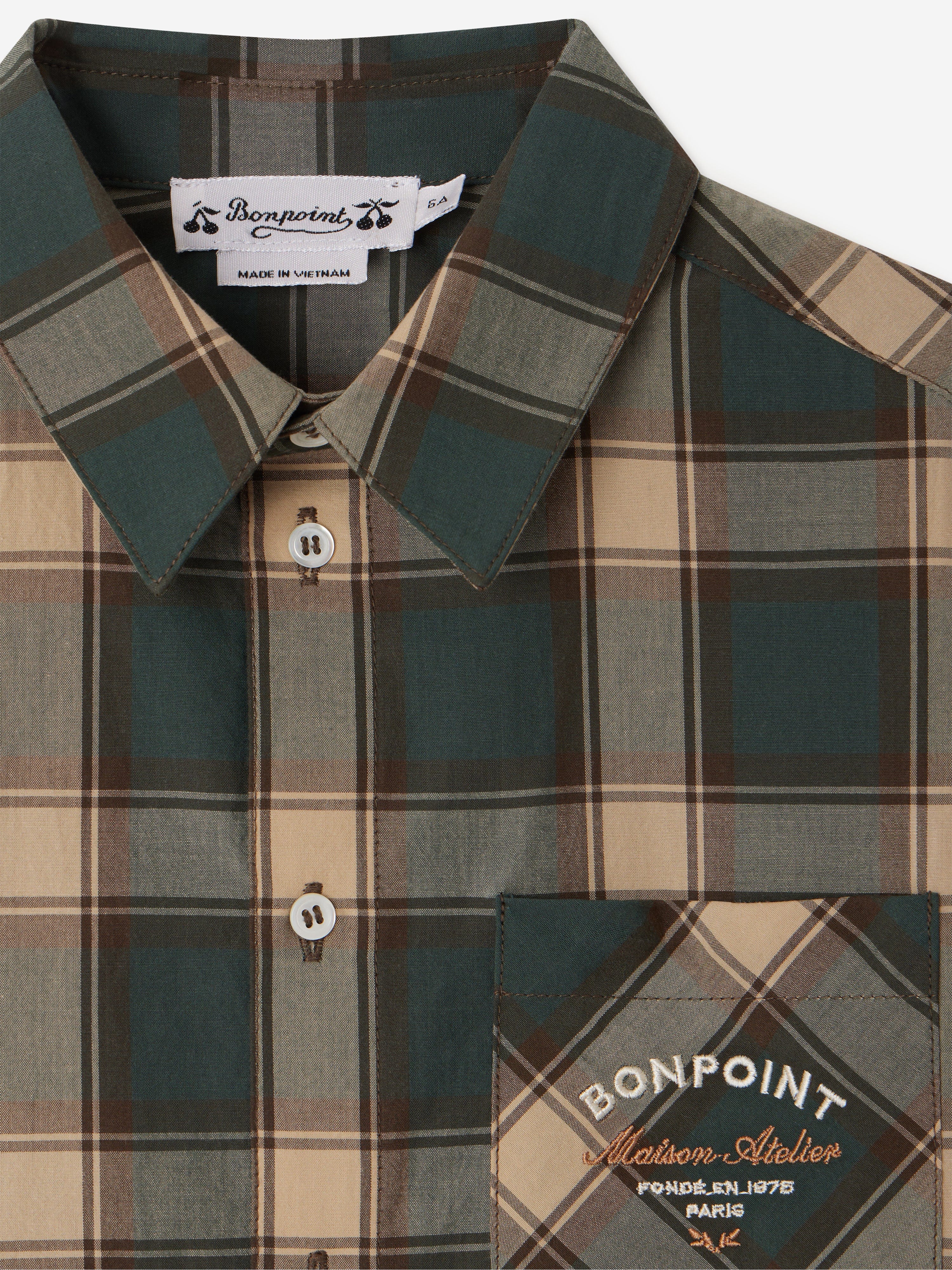 Bonpoint Boys Elyas Shirt in Green