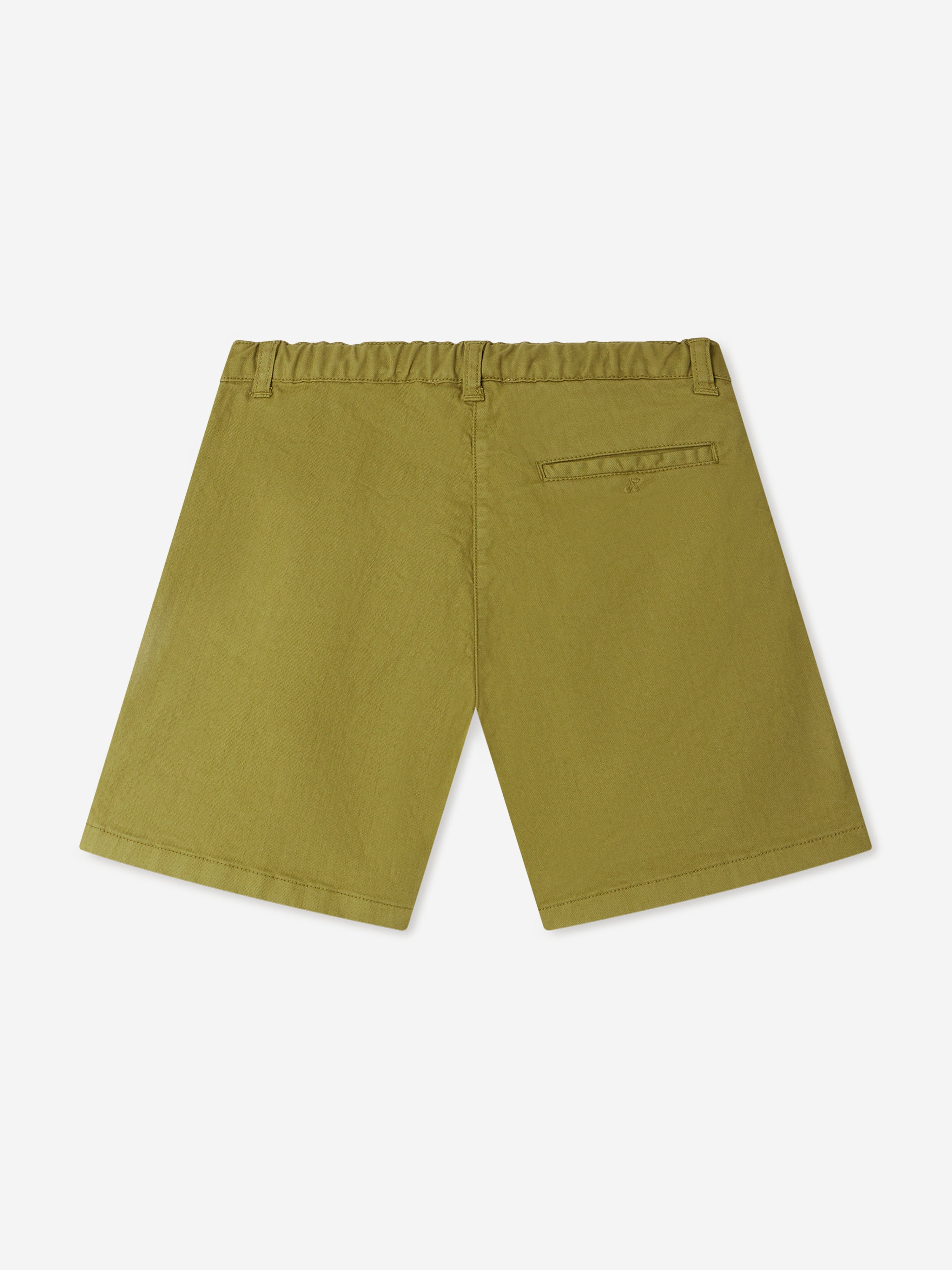 Bonpoint Girls Cotton Shorts in Green