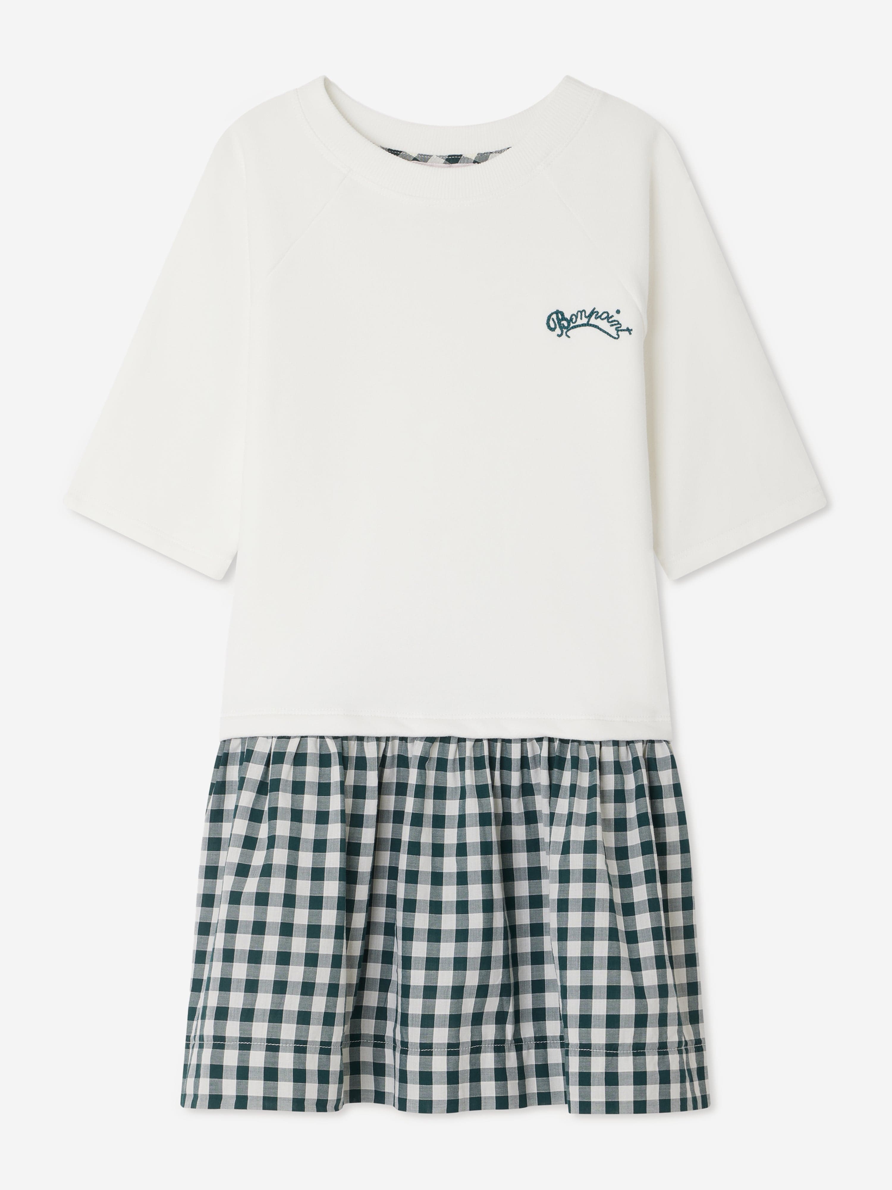 Bonpoint Girls Effie Dress in Blue