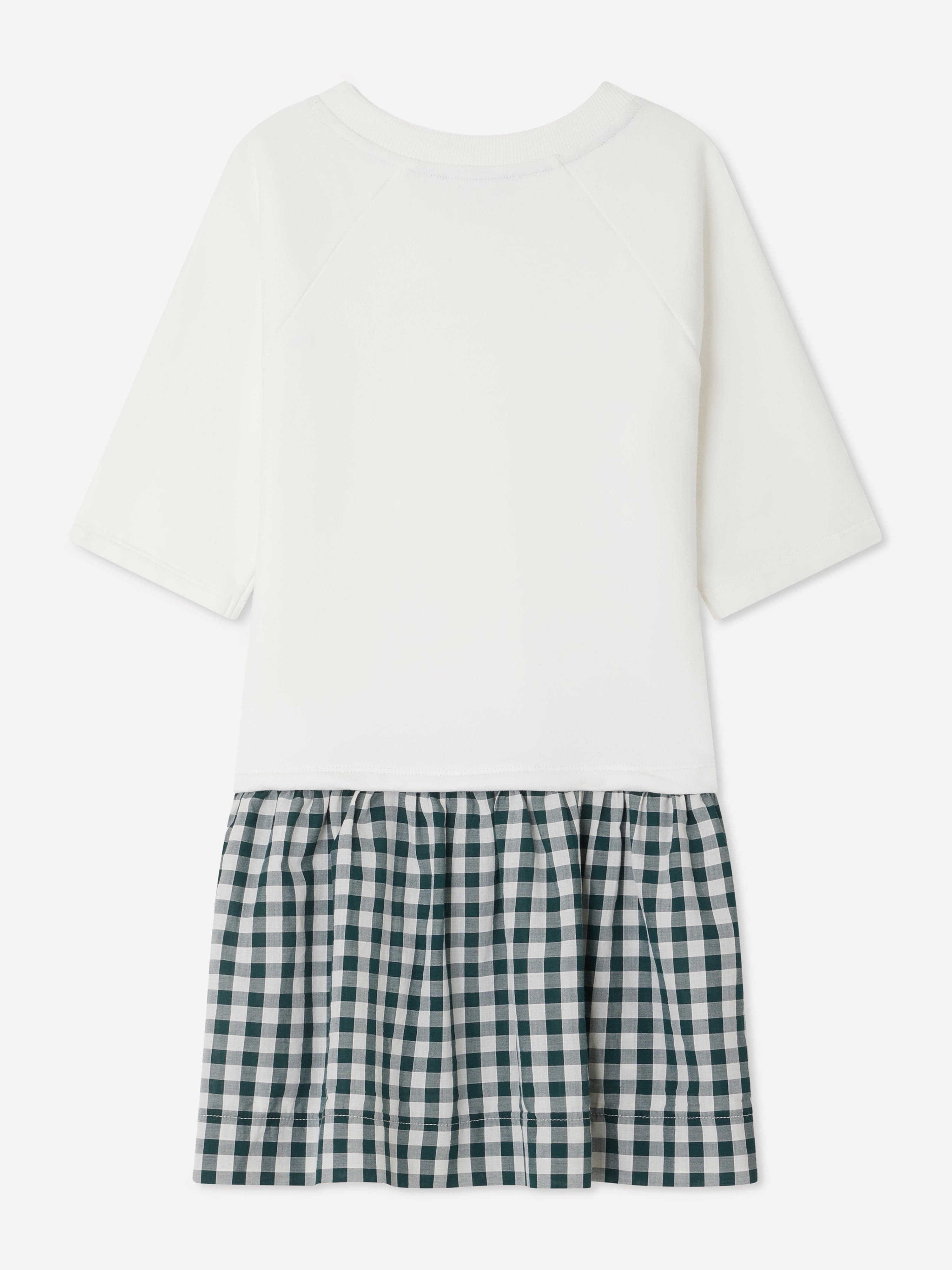 Bonpoint Girls Effie Dress in Blue