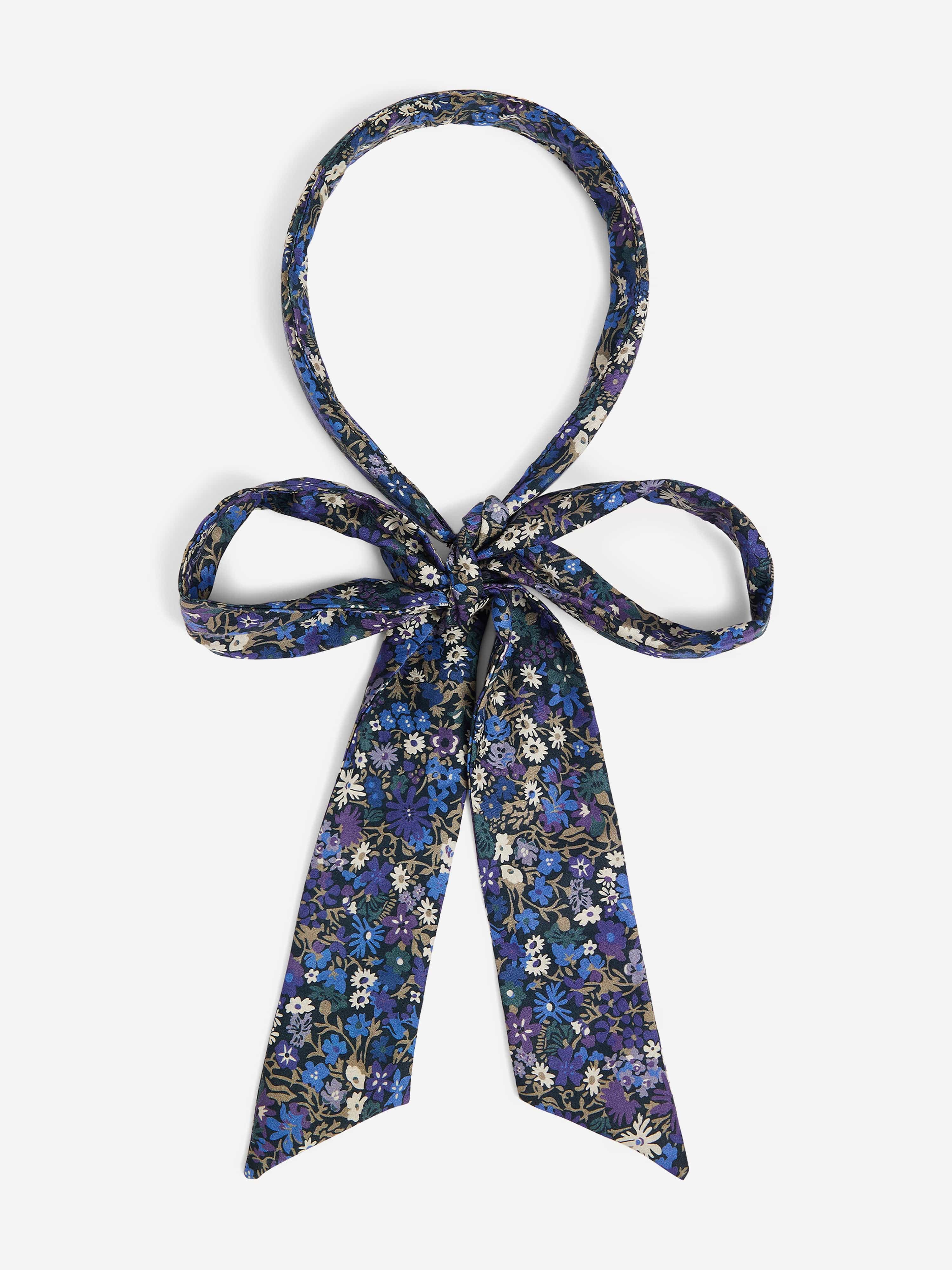 Bonpoint Girls Floral Anafi Headband in Blue