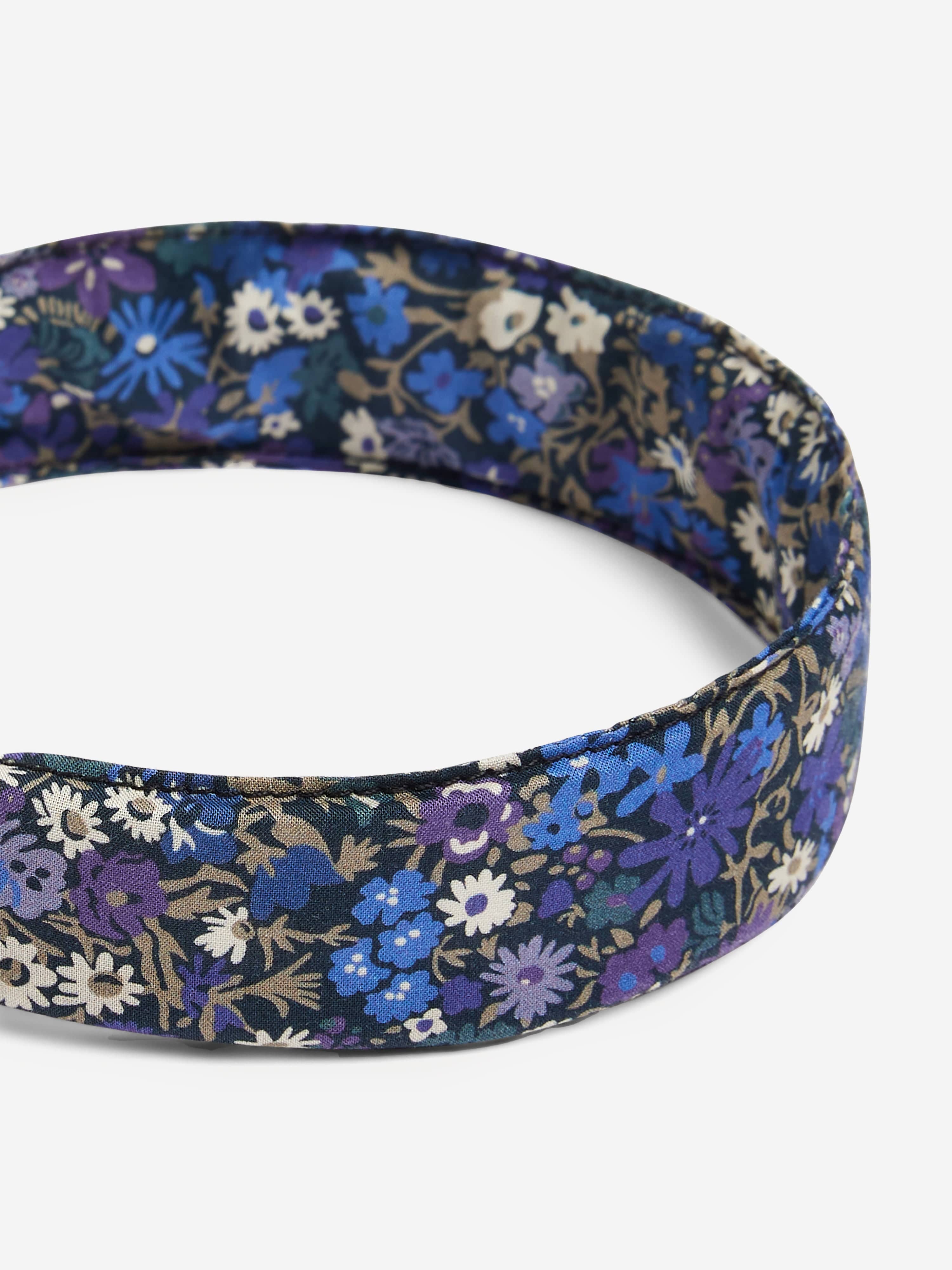 Bonpoint Girls Floral Anafi Headband in Blue