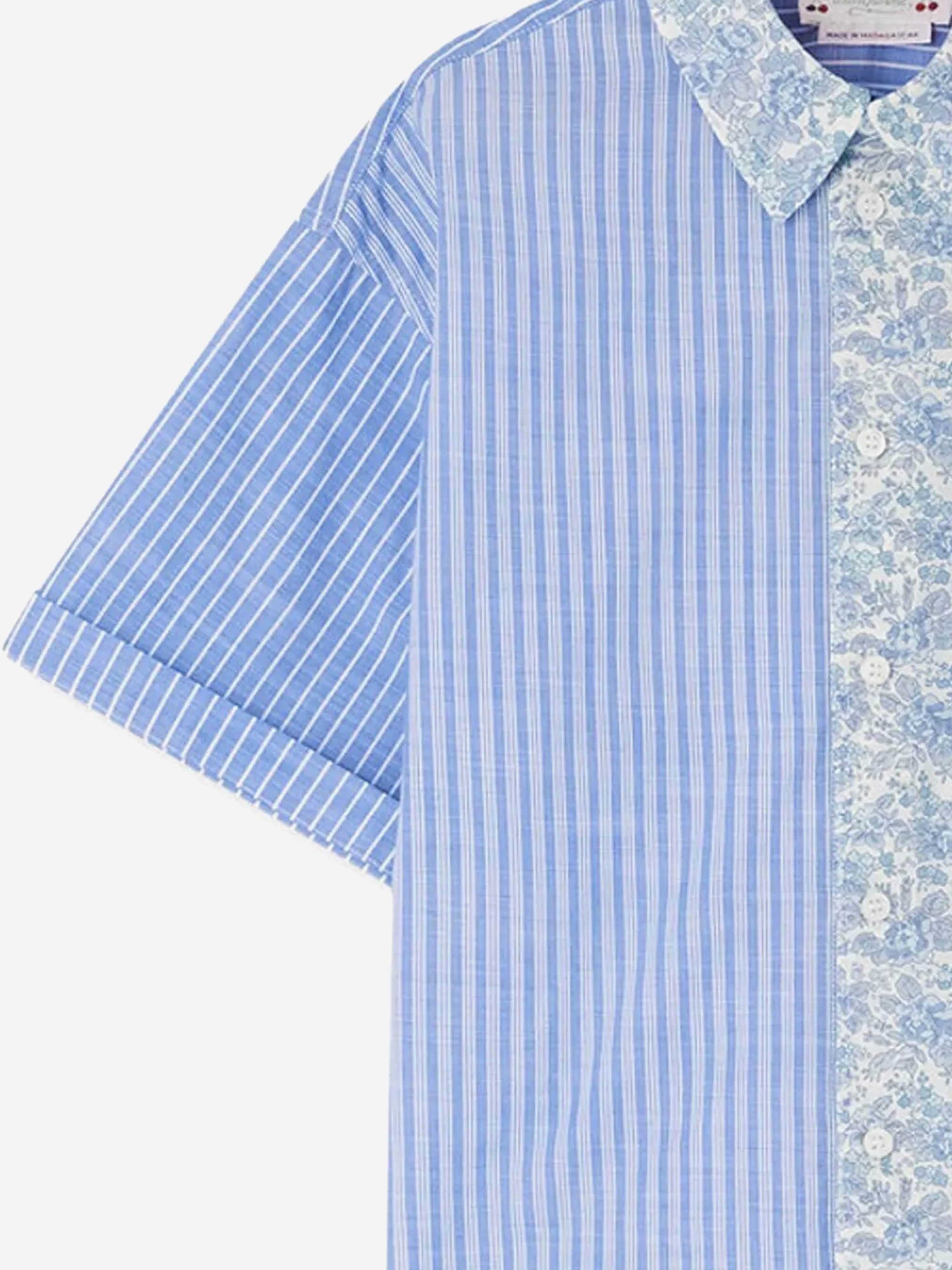 Bonpoint Girls Elyas Blouse in Blue