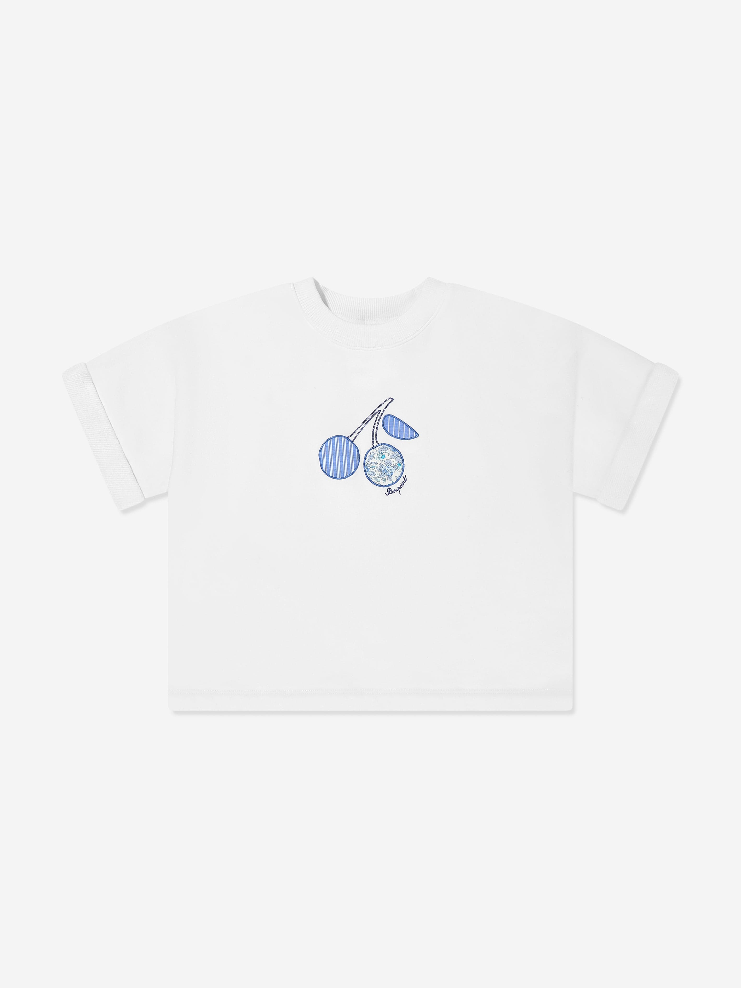 Bonpoint Girls Faros T-Shirt in Ivory