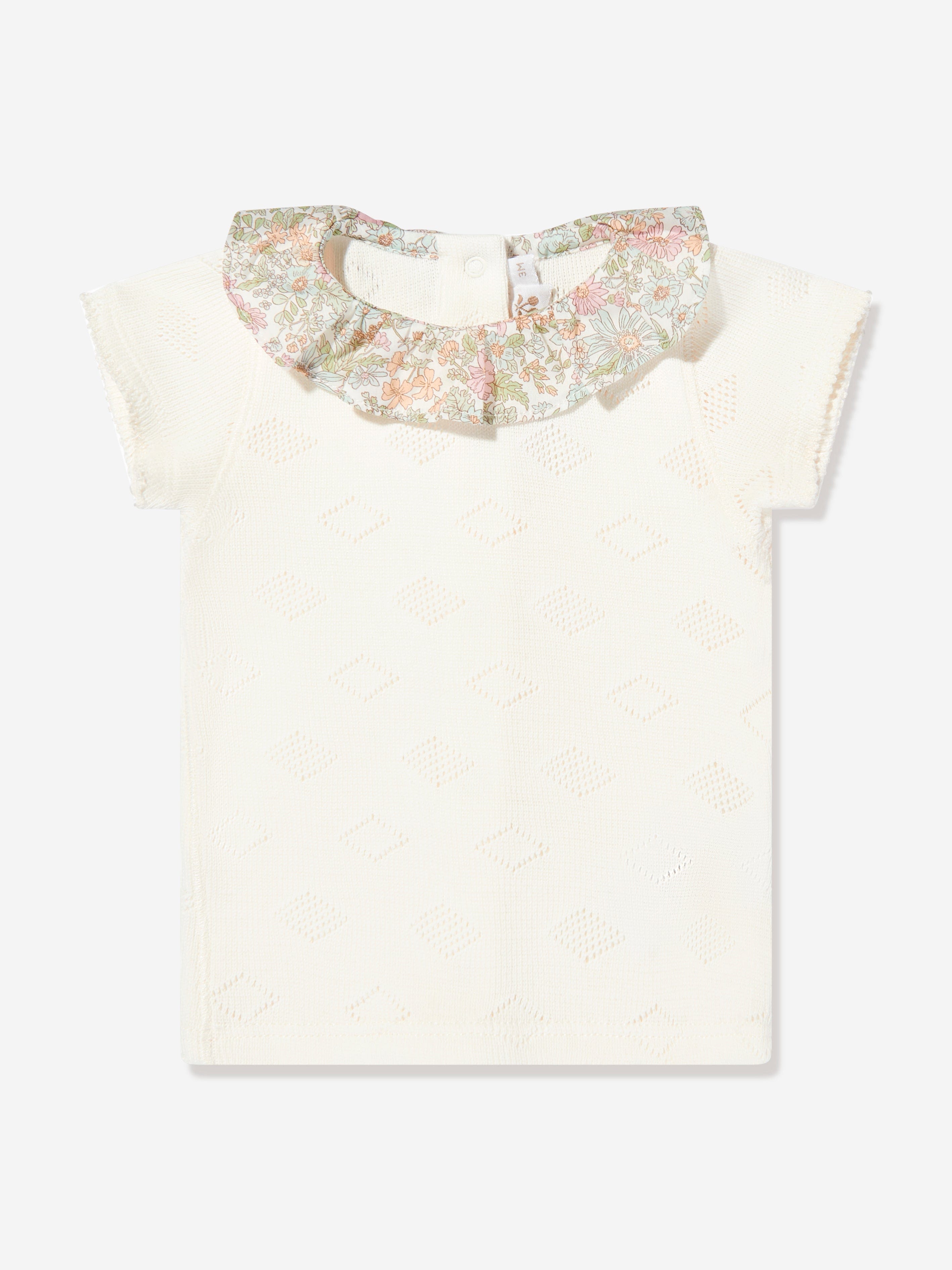 Bonpoint Baby Girls Daisie Gift Set in Ivory
