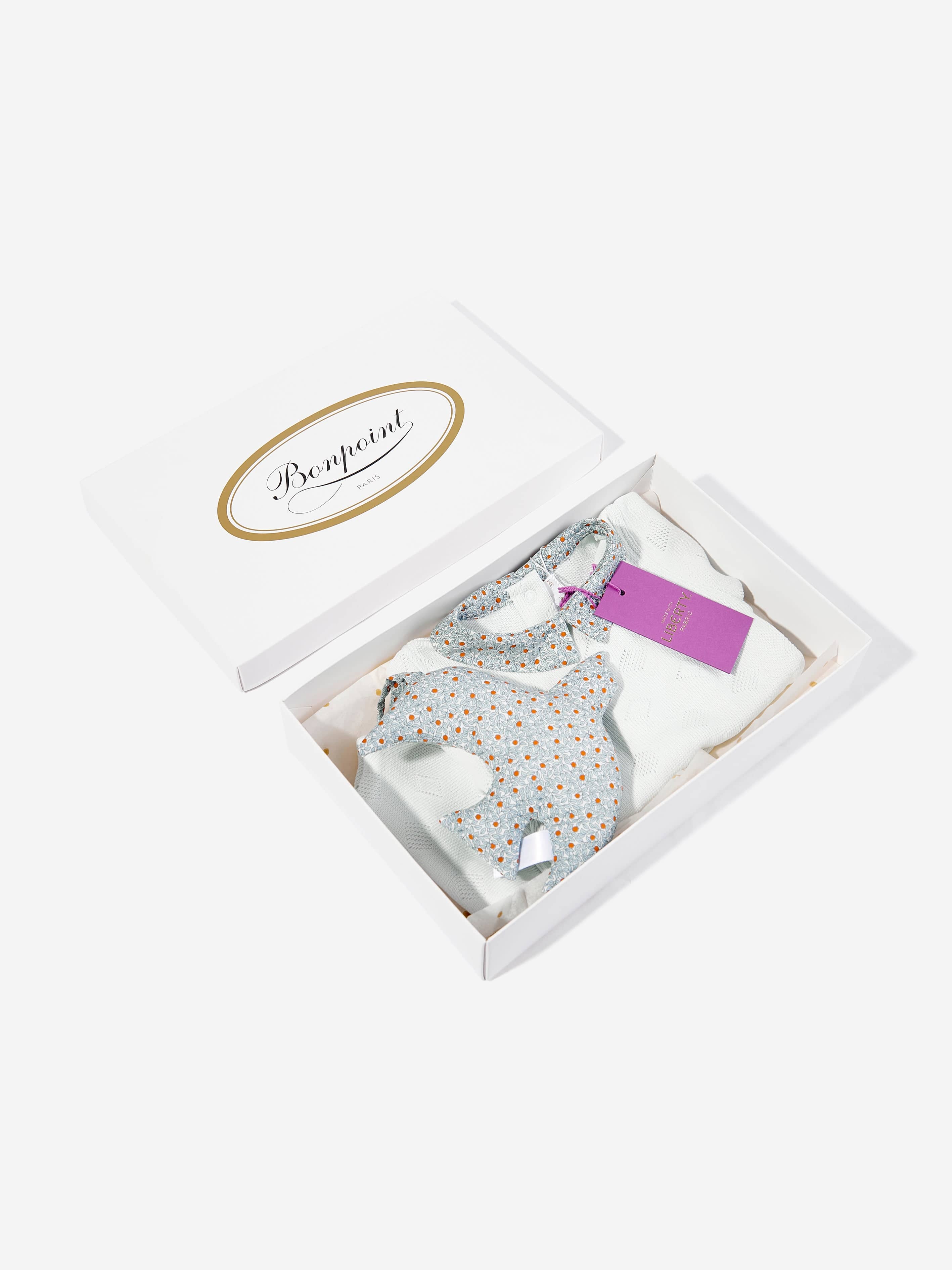 Bonpoint Baby Boys Denice Gift Set in Blue