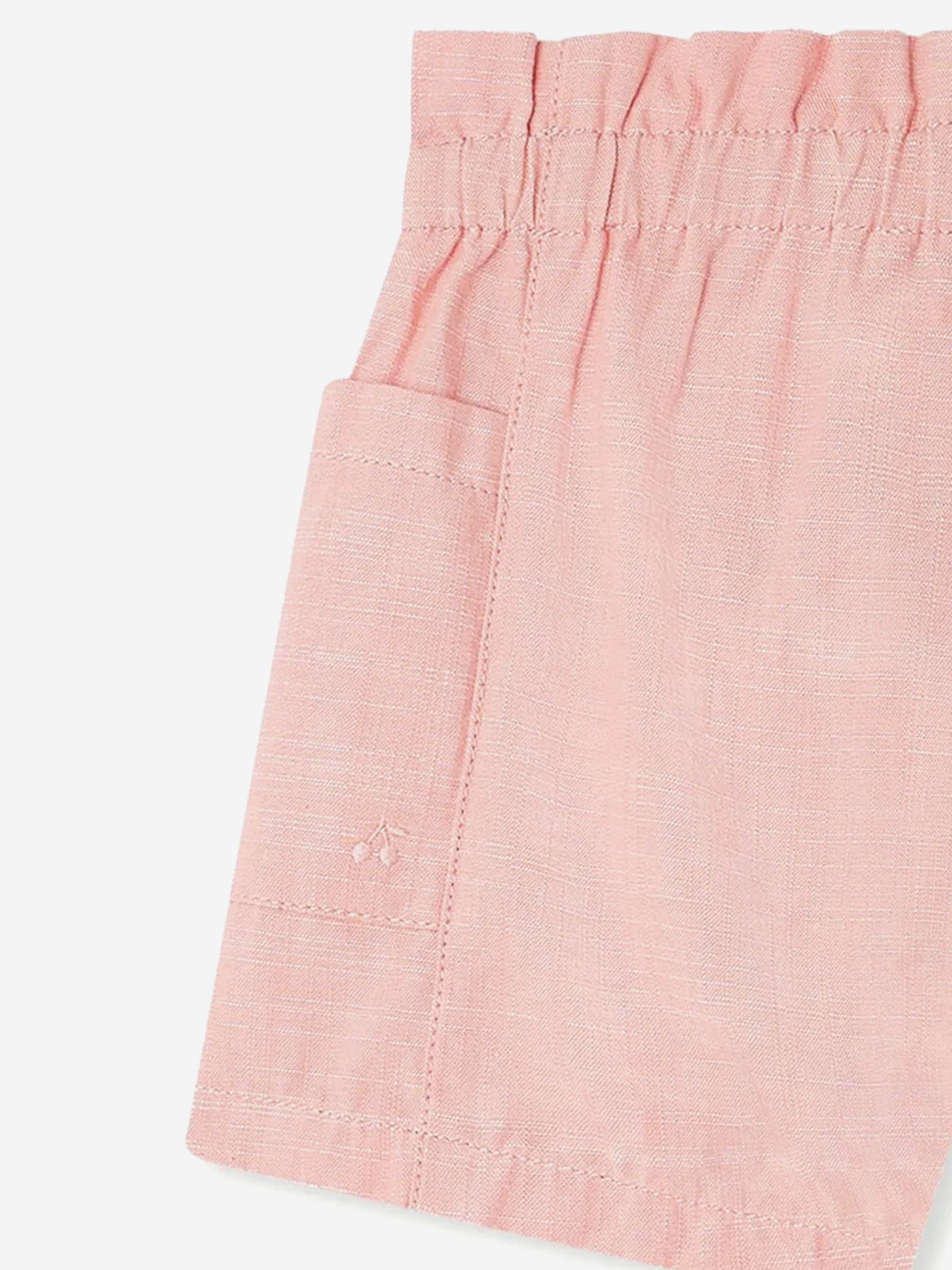 Bonpoint Baby Girls Nougat Shorts in Pink