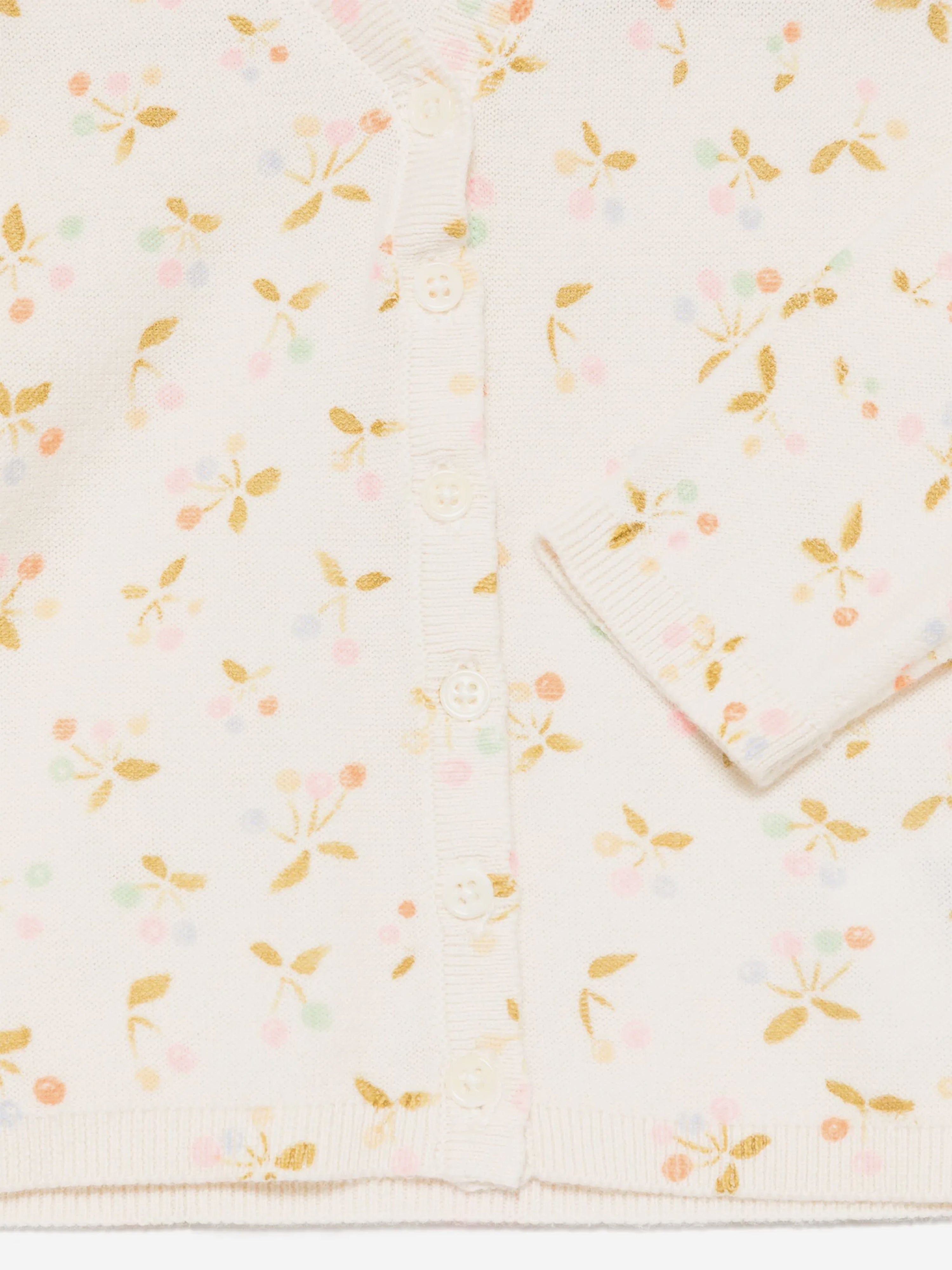 Bonpoint Baby Girls Azia Cardigan in Ivory