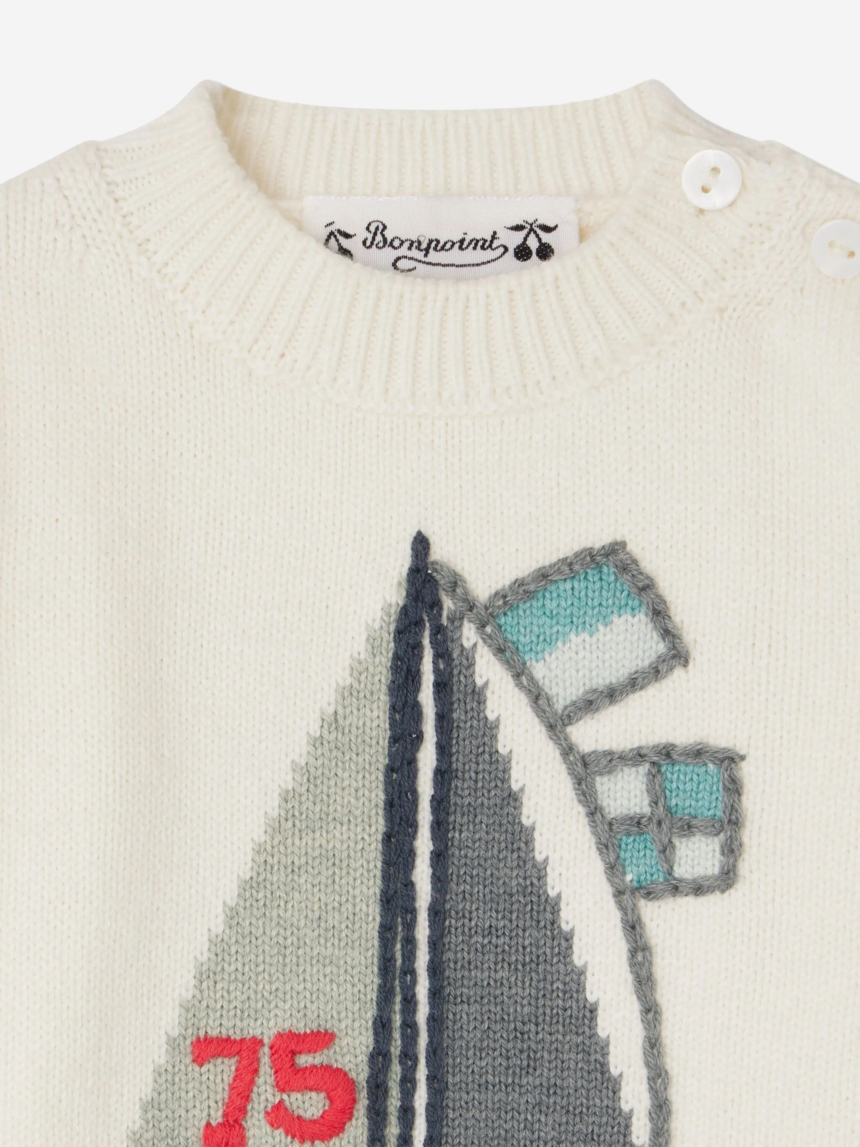 Bonpoint Baby Boys Almire Jumper in Ivory