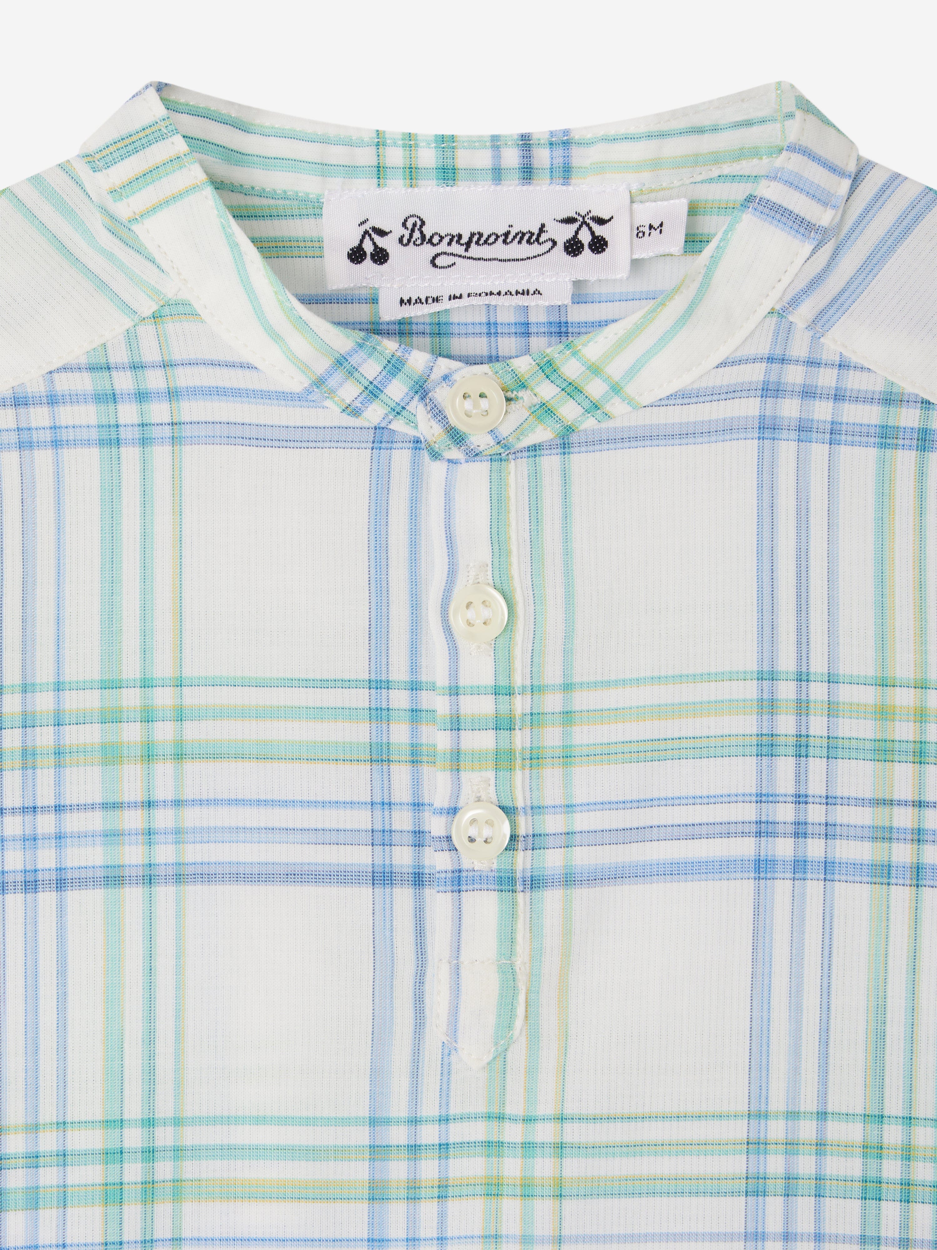 Bonpoint Baby Boys Cesari Shirt in Blue