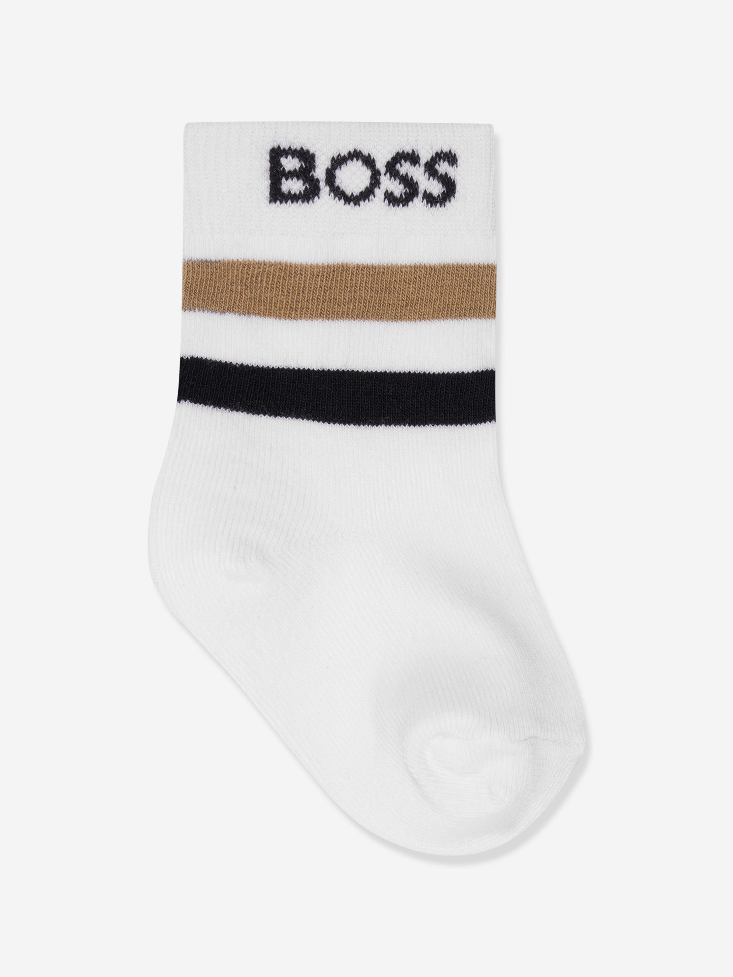 BOSS Baby Boys Socks Set in Black