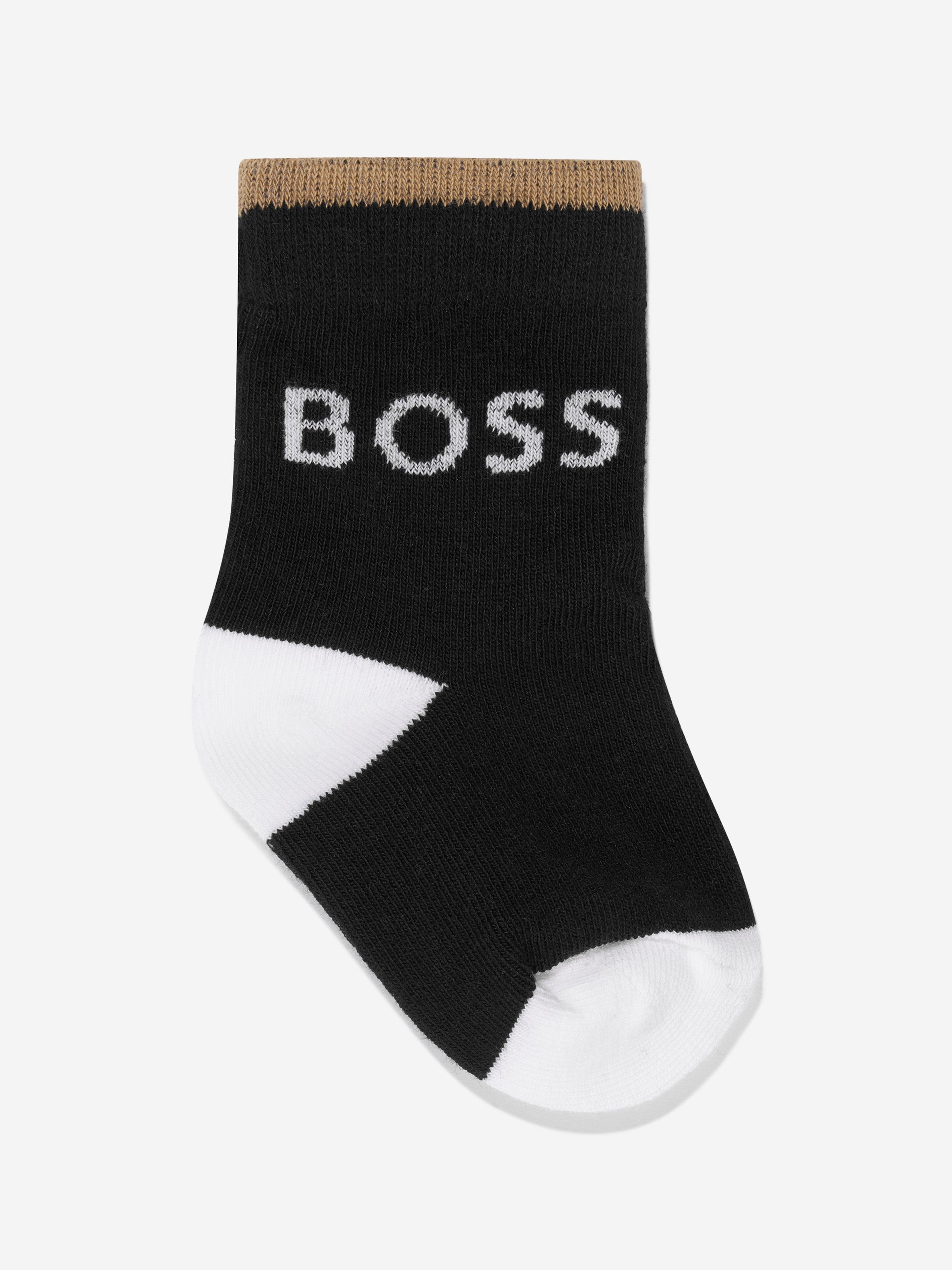 BOSS Baby Boys Socks Set in Black