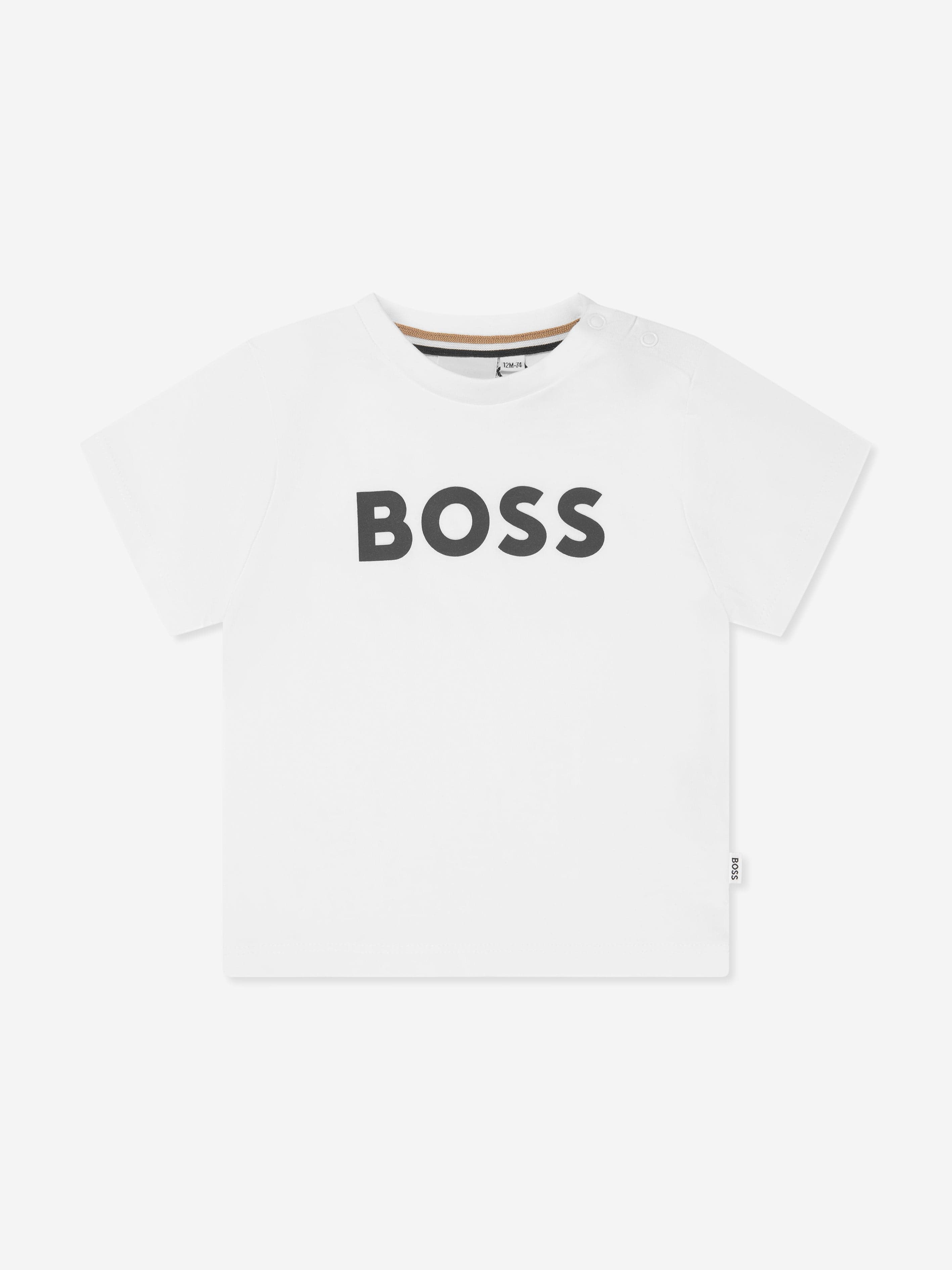 BOSS Baby Boys Logo T-Shirt in White