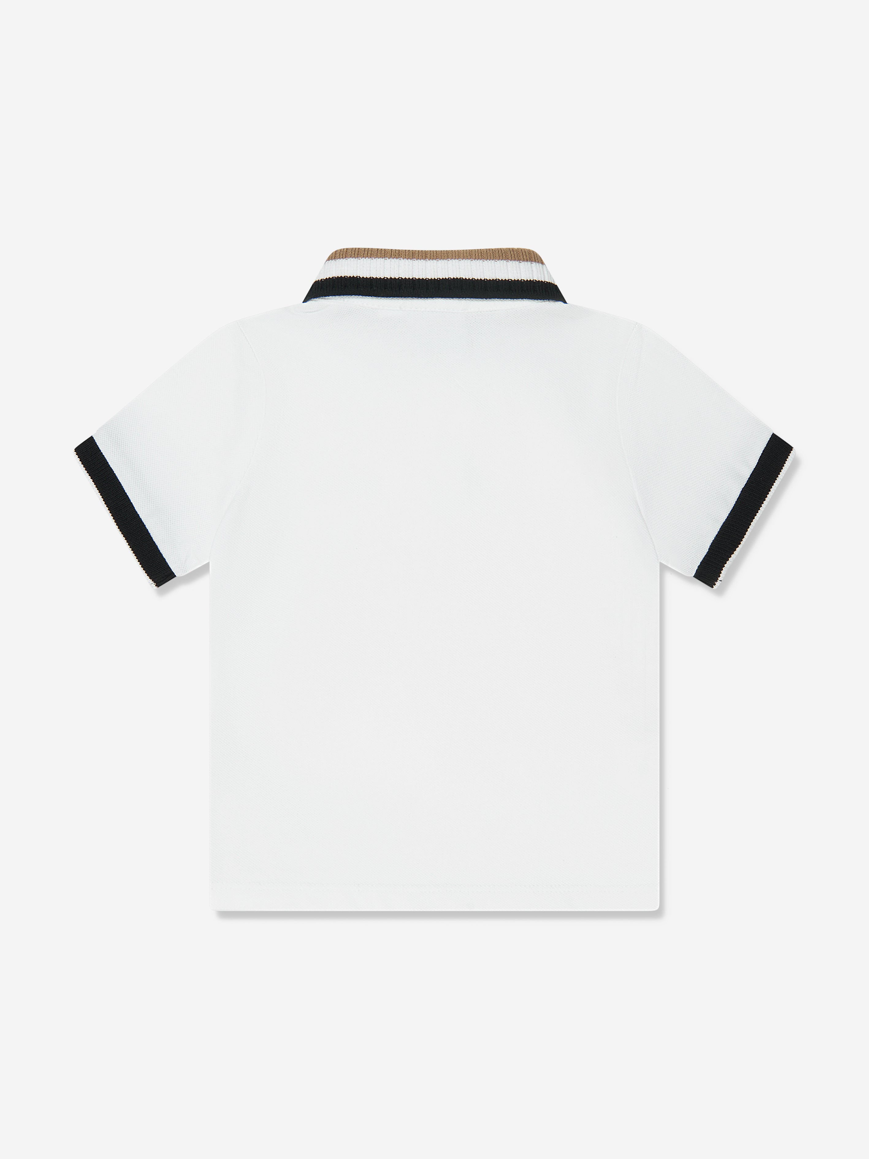 BOSS Baby Boys Polo Shirt in White