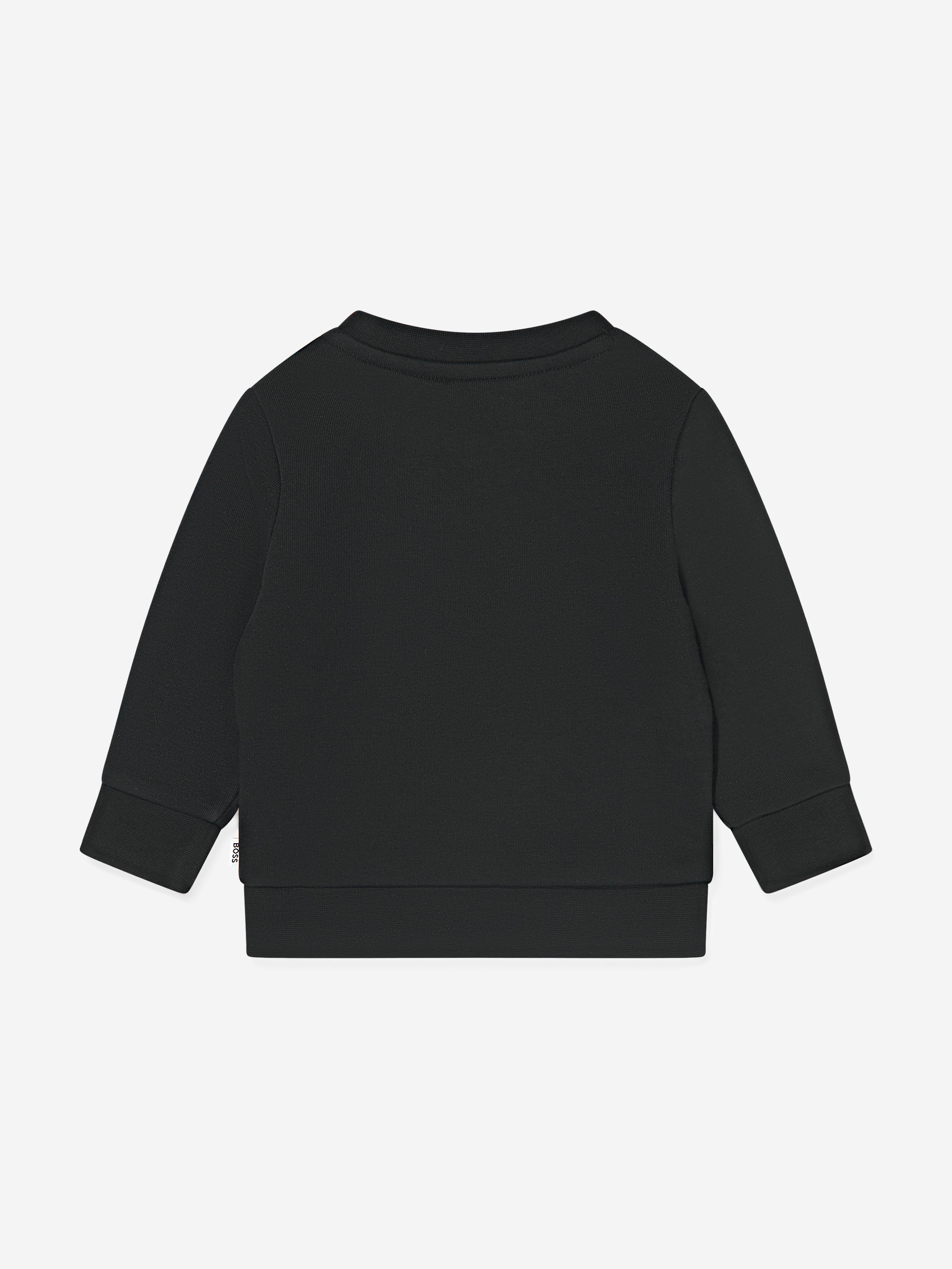 BOSS Baby Boys Logo Sweatshirt in Black