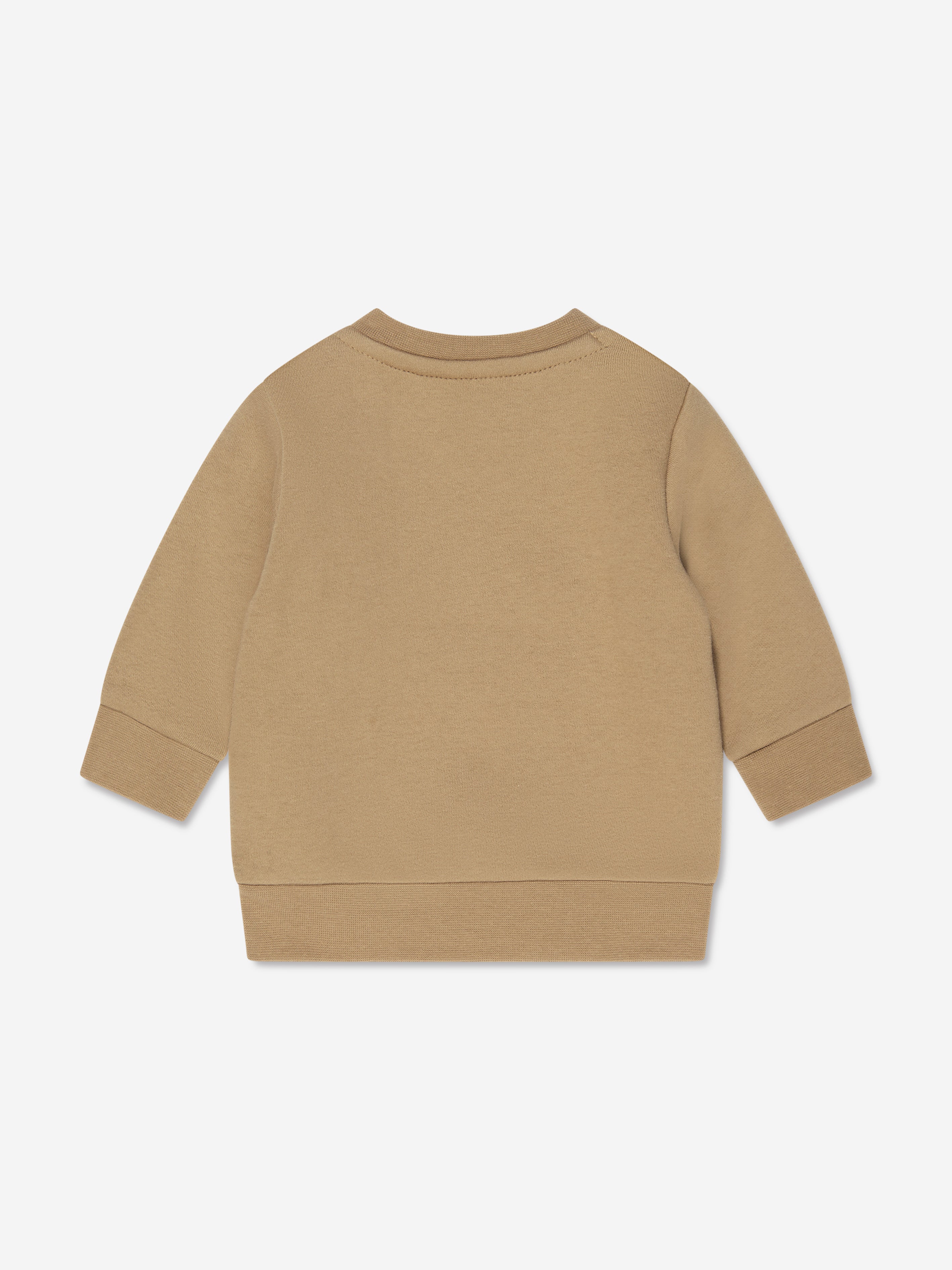 BOSS Baby Boys Logo Sweatshirt in Beige