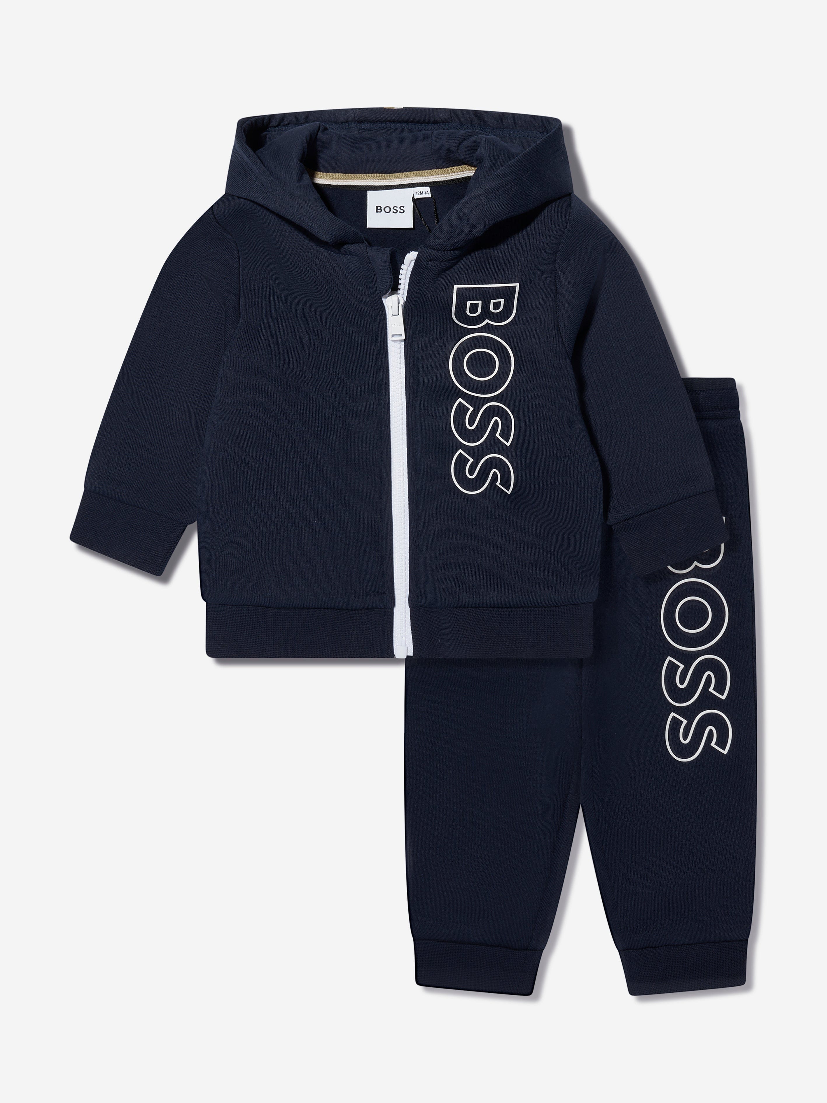 BOSS Baby Boys Tracksuit in Navy