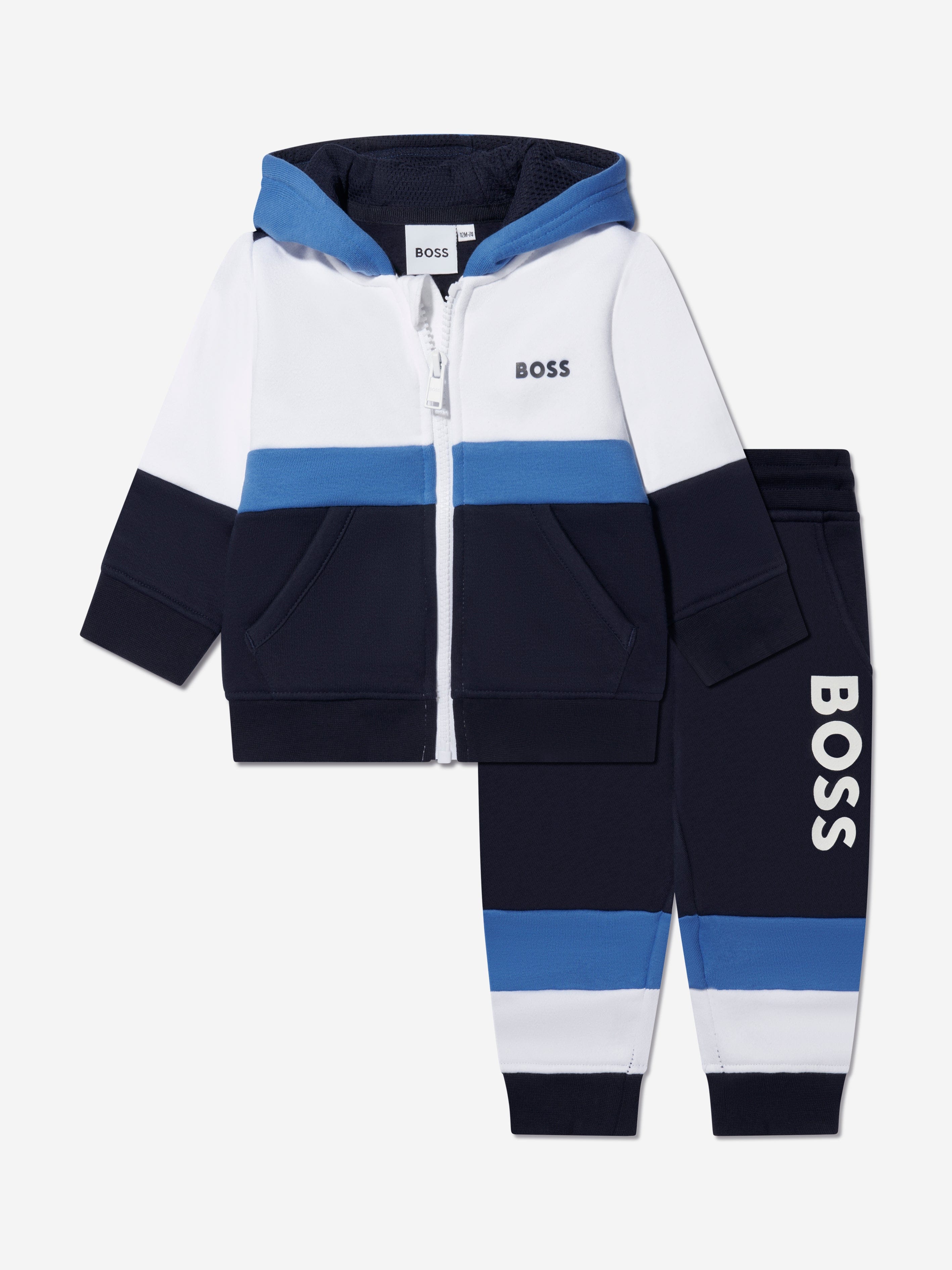 BOSS Baby Boys Tracksuit in Navy