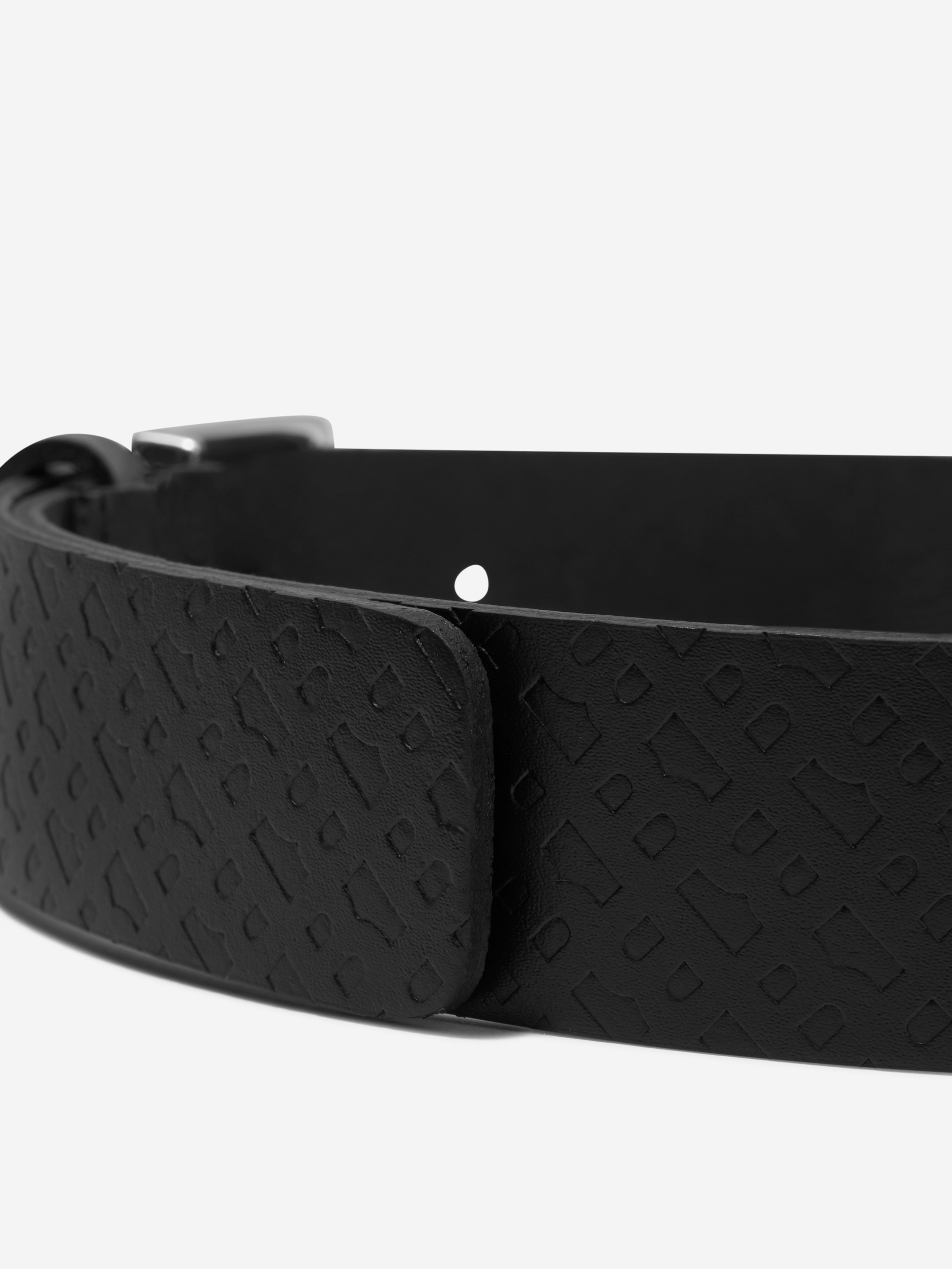 BOSS Boys Leather Belt in Black