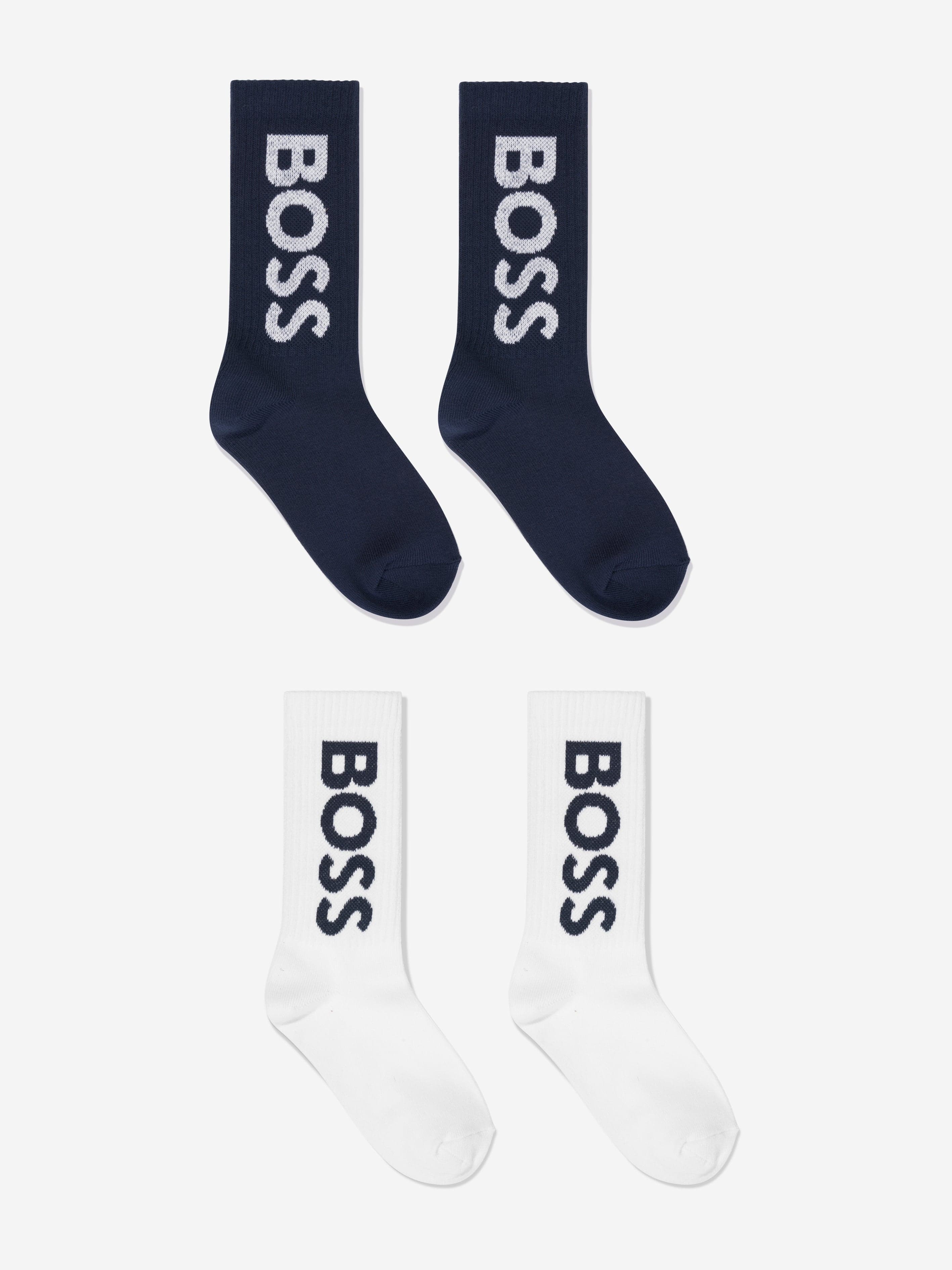 BOSS Boys Socks Set in Navy