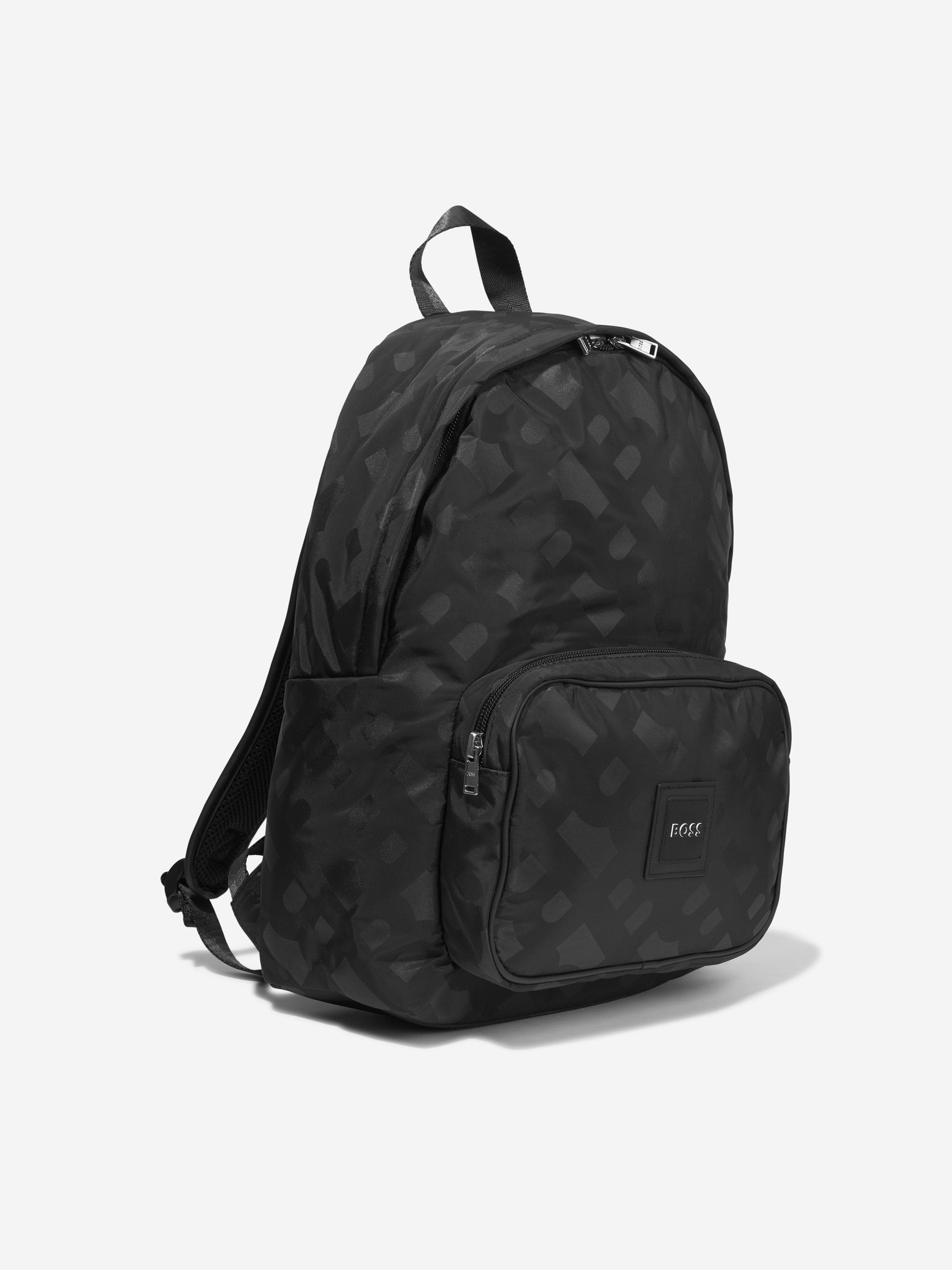 BOSS Boys Monogram Rucksack in Black