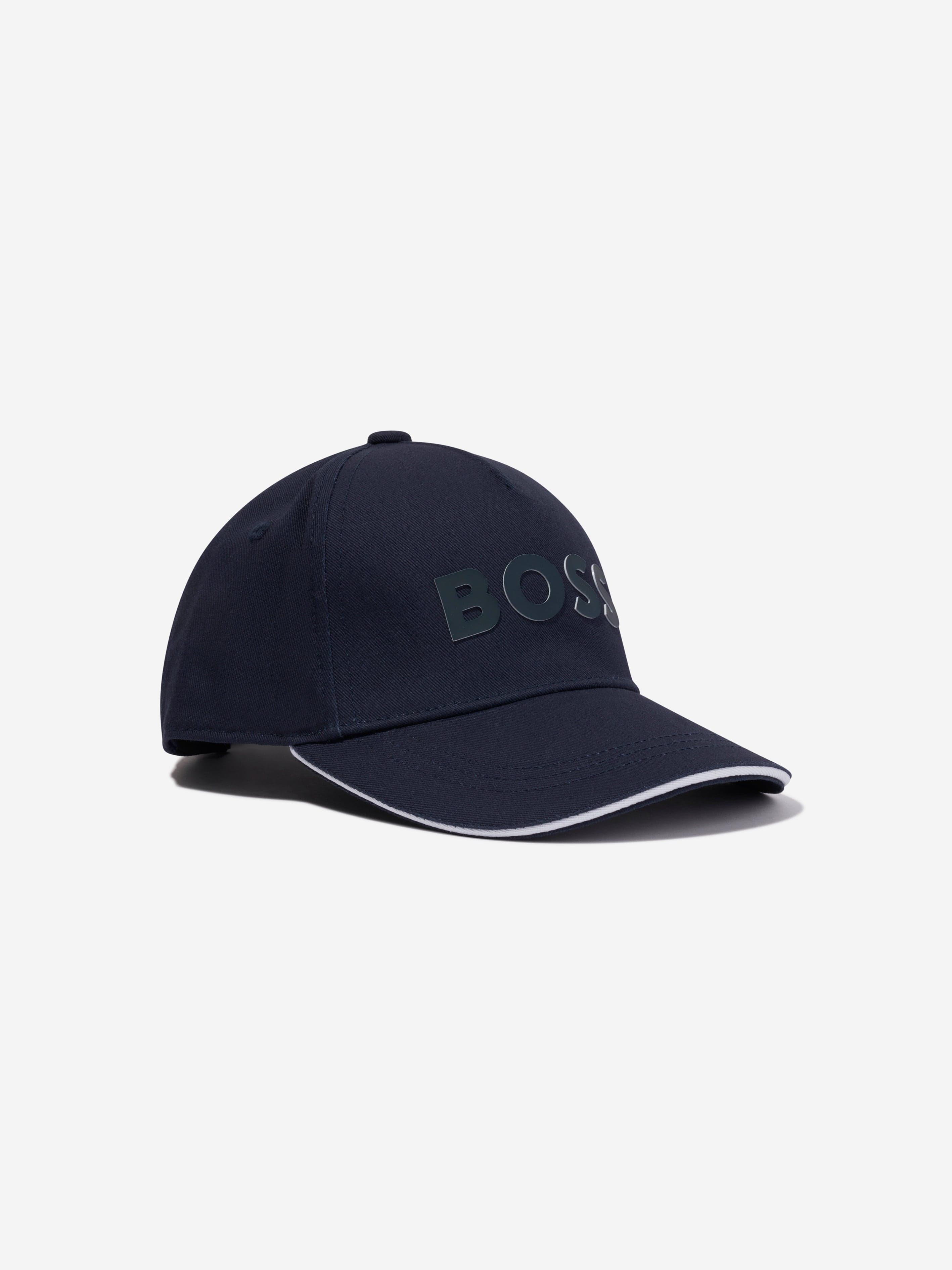 BOSS Boys Logo  Cap in Navy