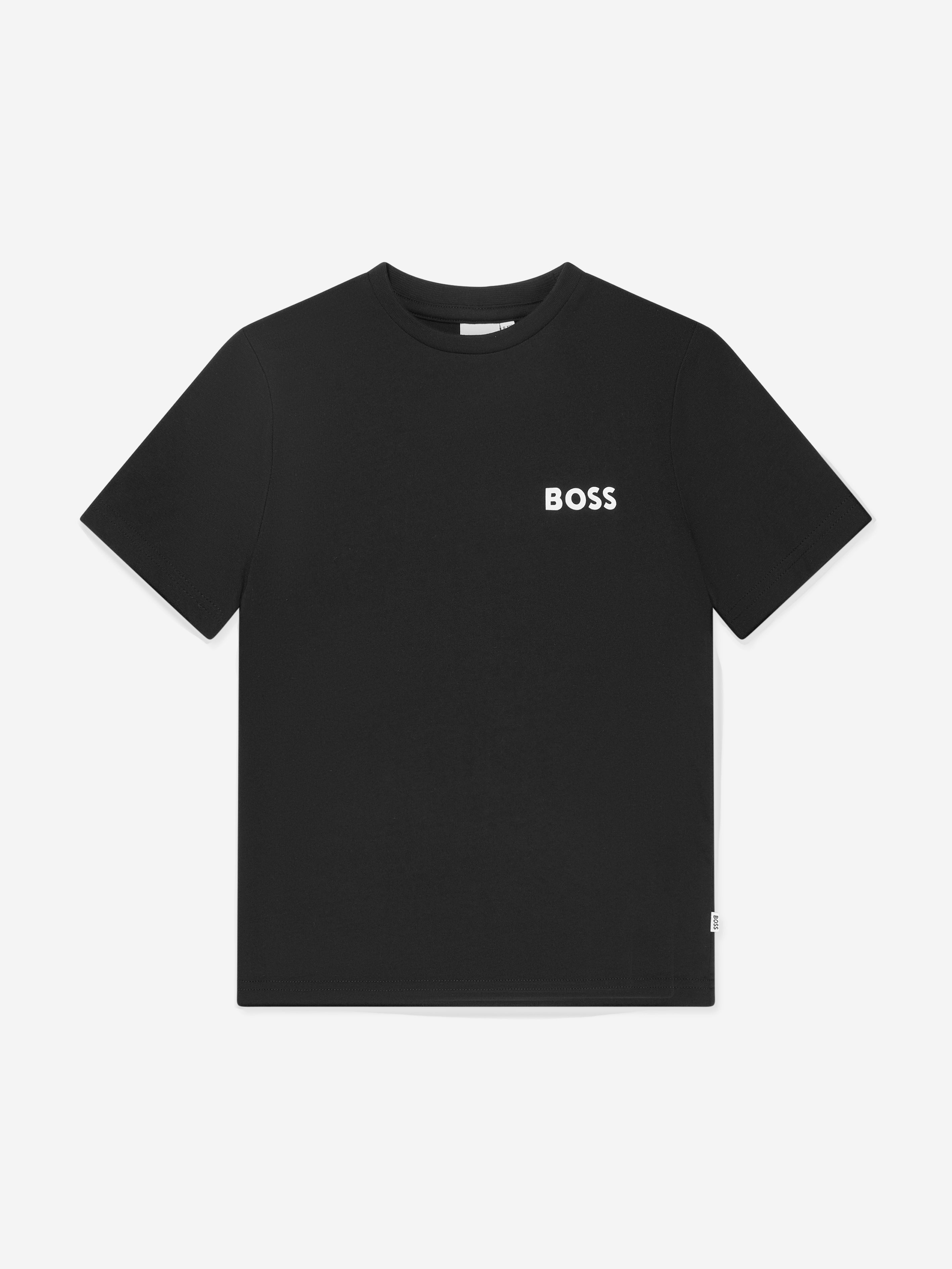 BOSS Boys Logo T-Shirt in Black