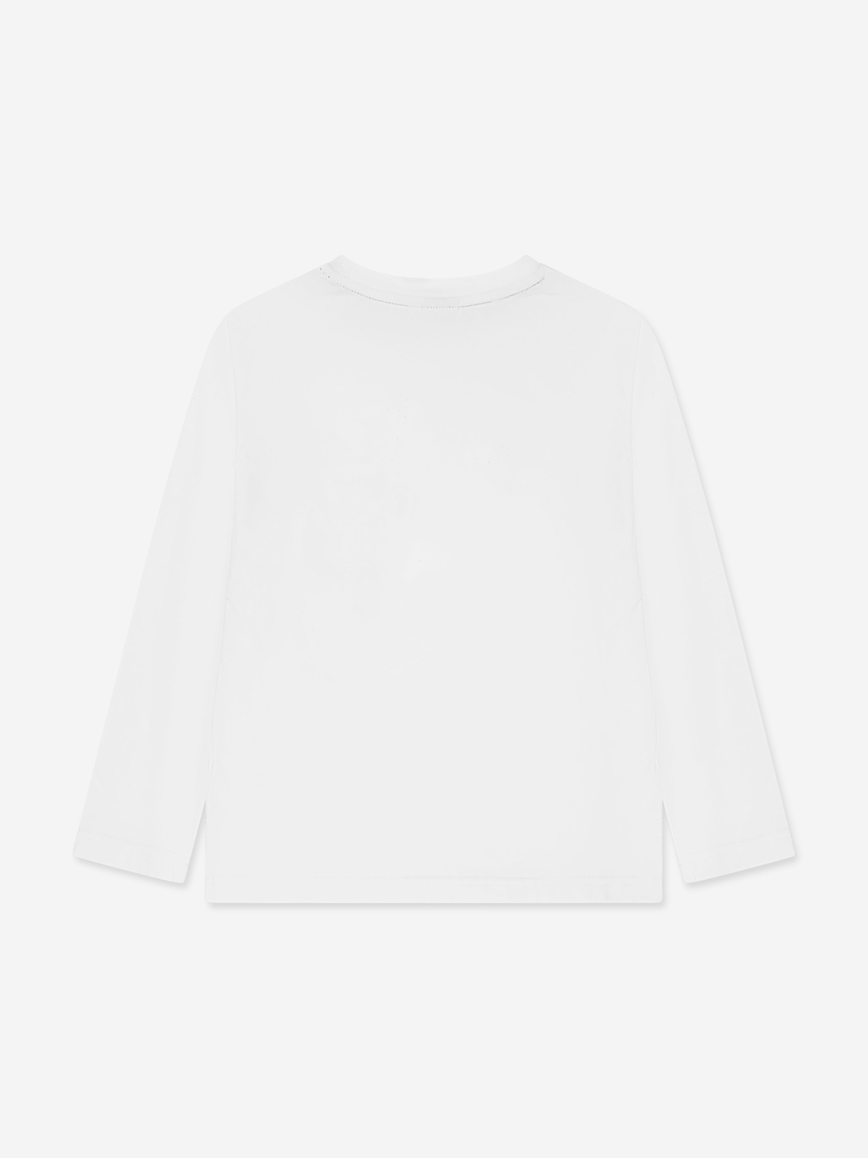 BOSS Boys Long Sleeve T-Shirt in White