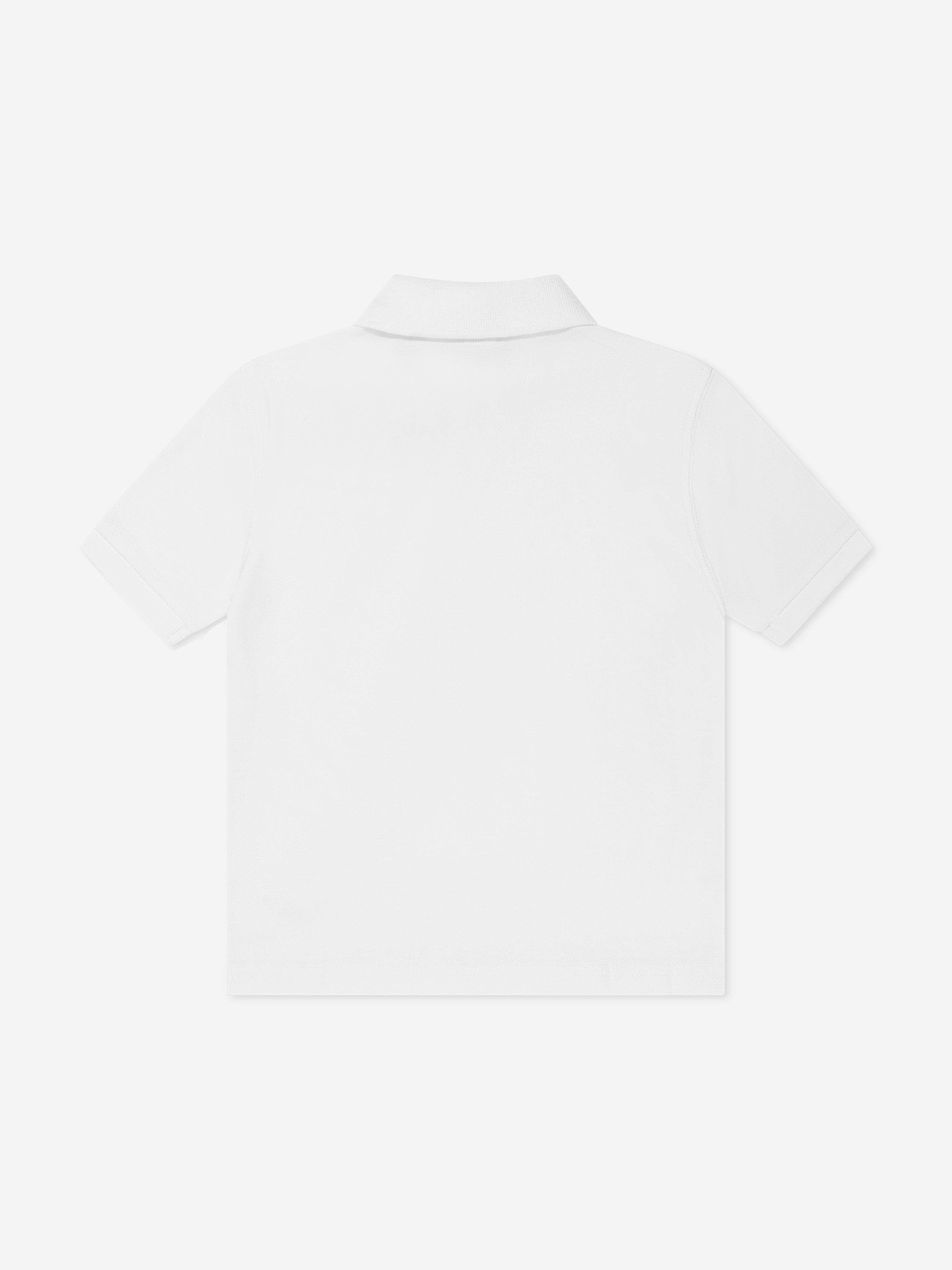 BOSS Boys Logo Polo Shirt in White