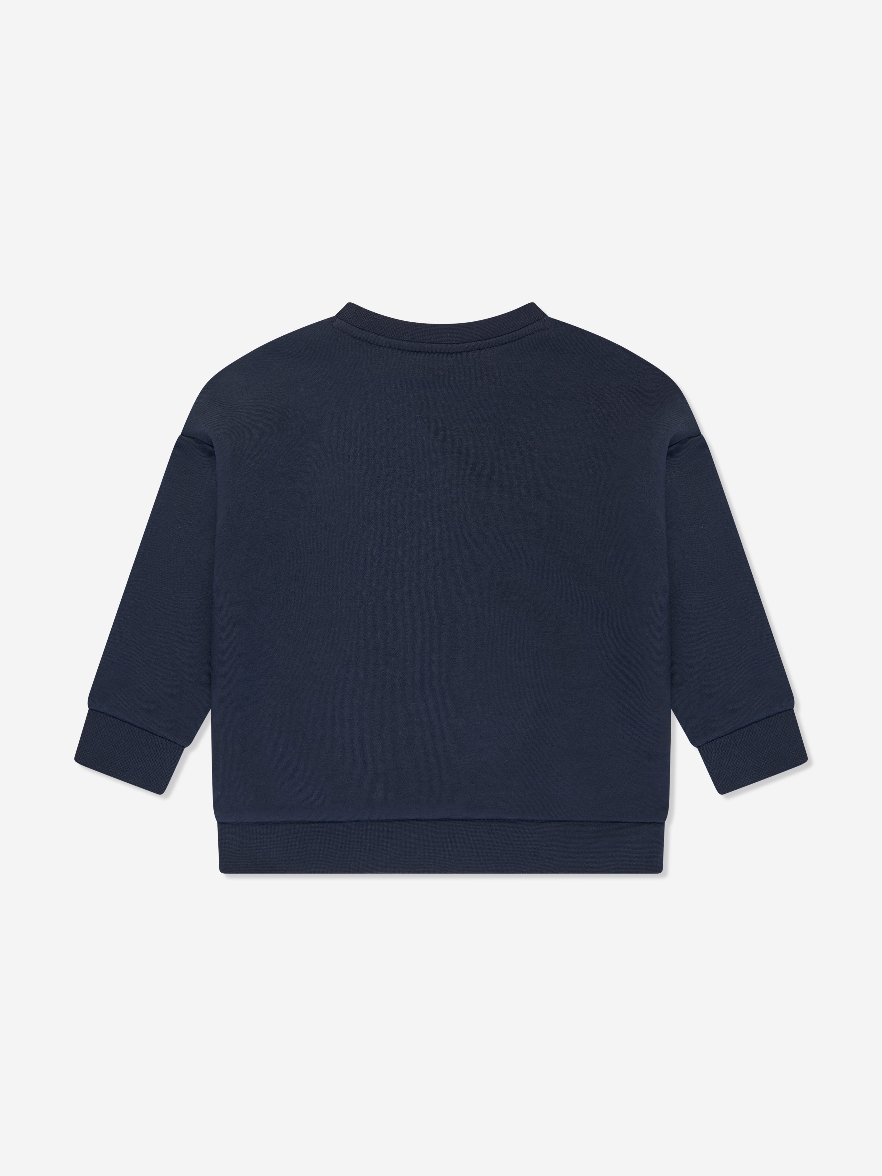 BOSS Boys Logo Sweatshirt in Navy