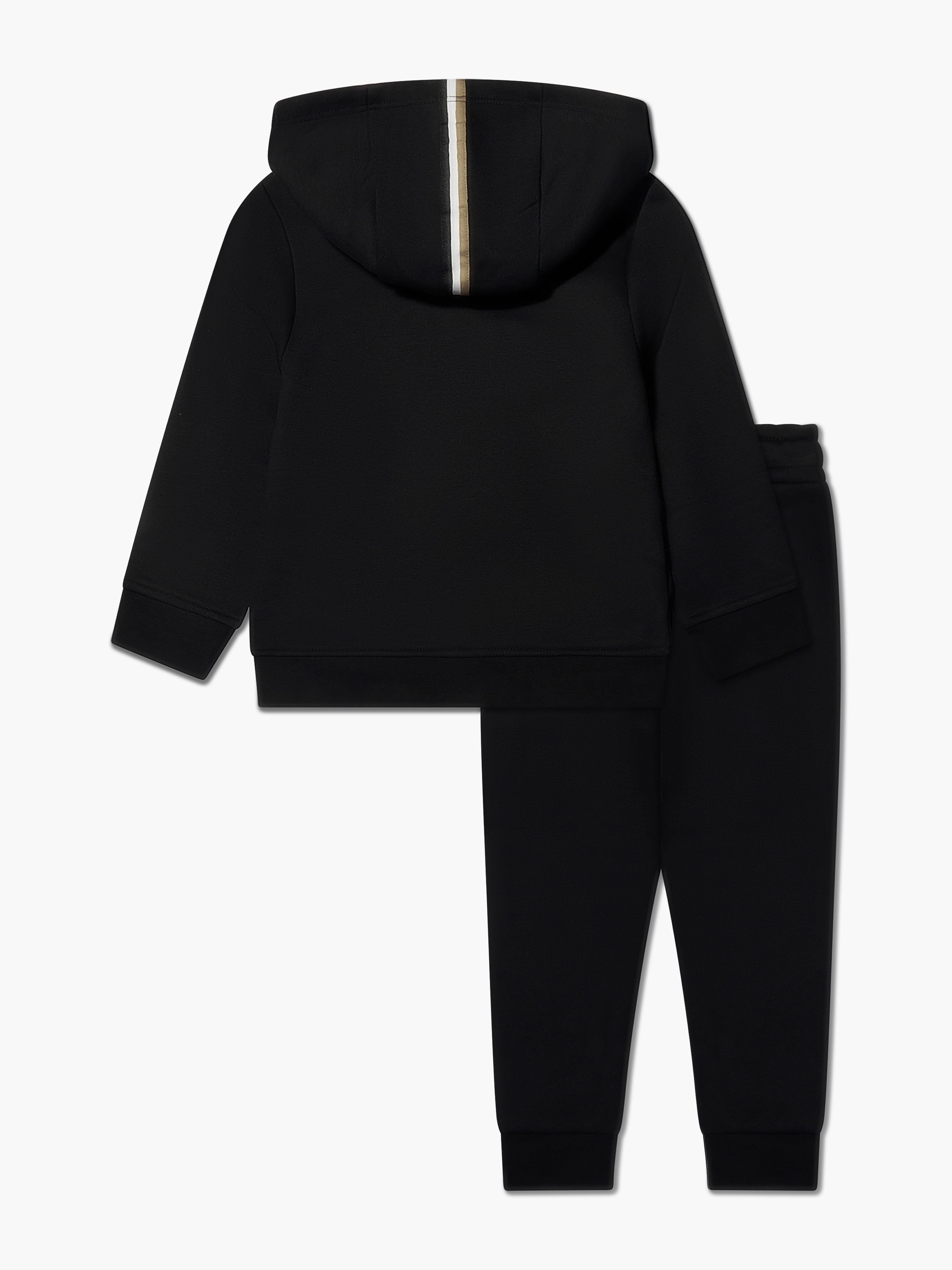 BOSS Boys Logo Tracksuit in Black