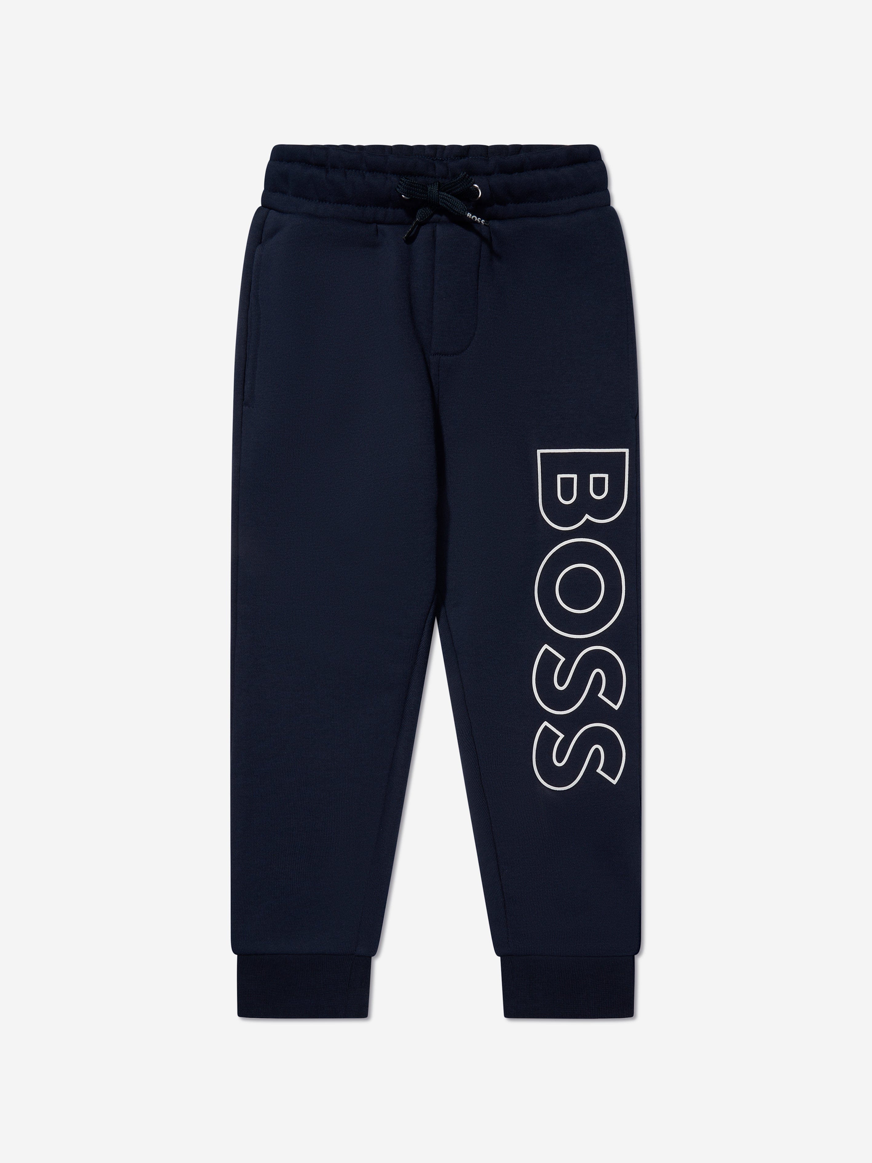 BOSS Boys Logo Tracksuit in Navy