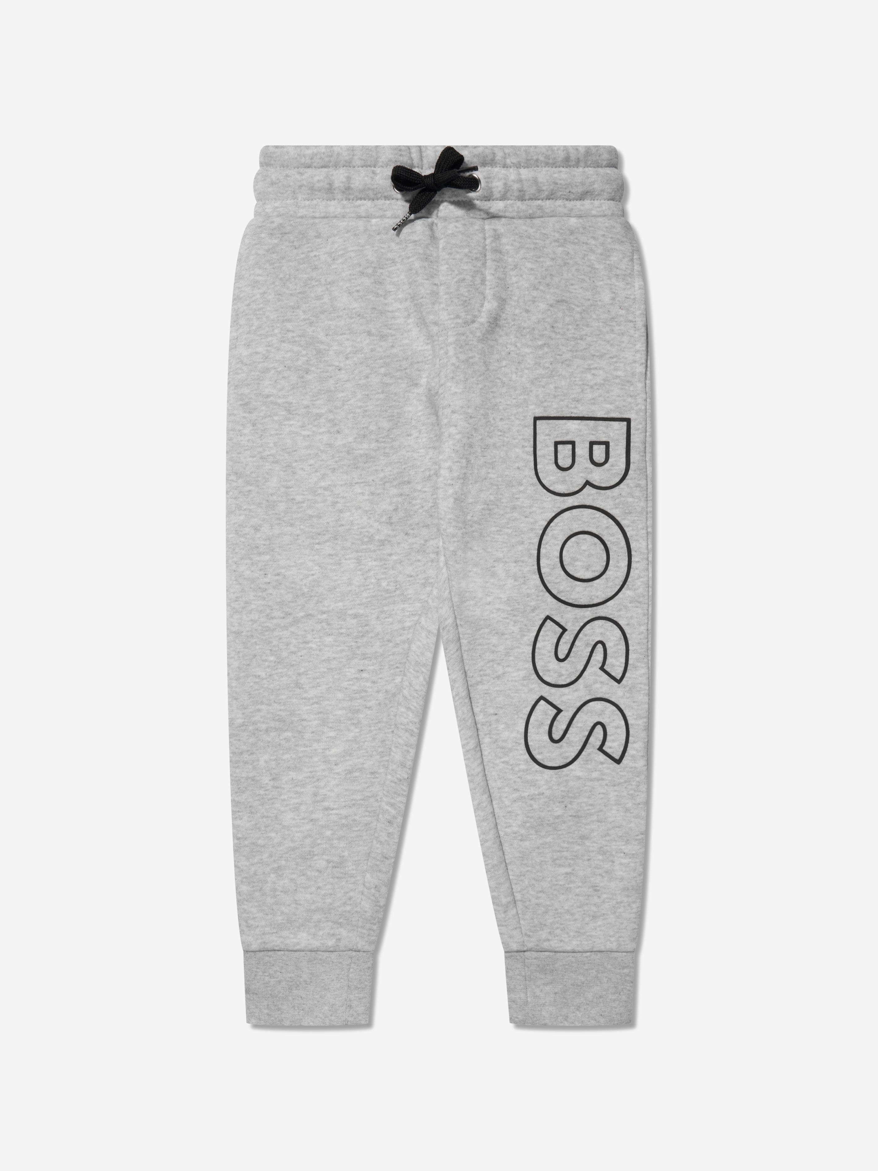 BOSS Boys Logo Tracksuit in Grey