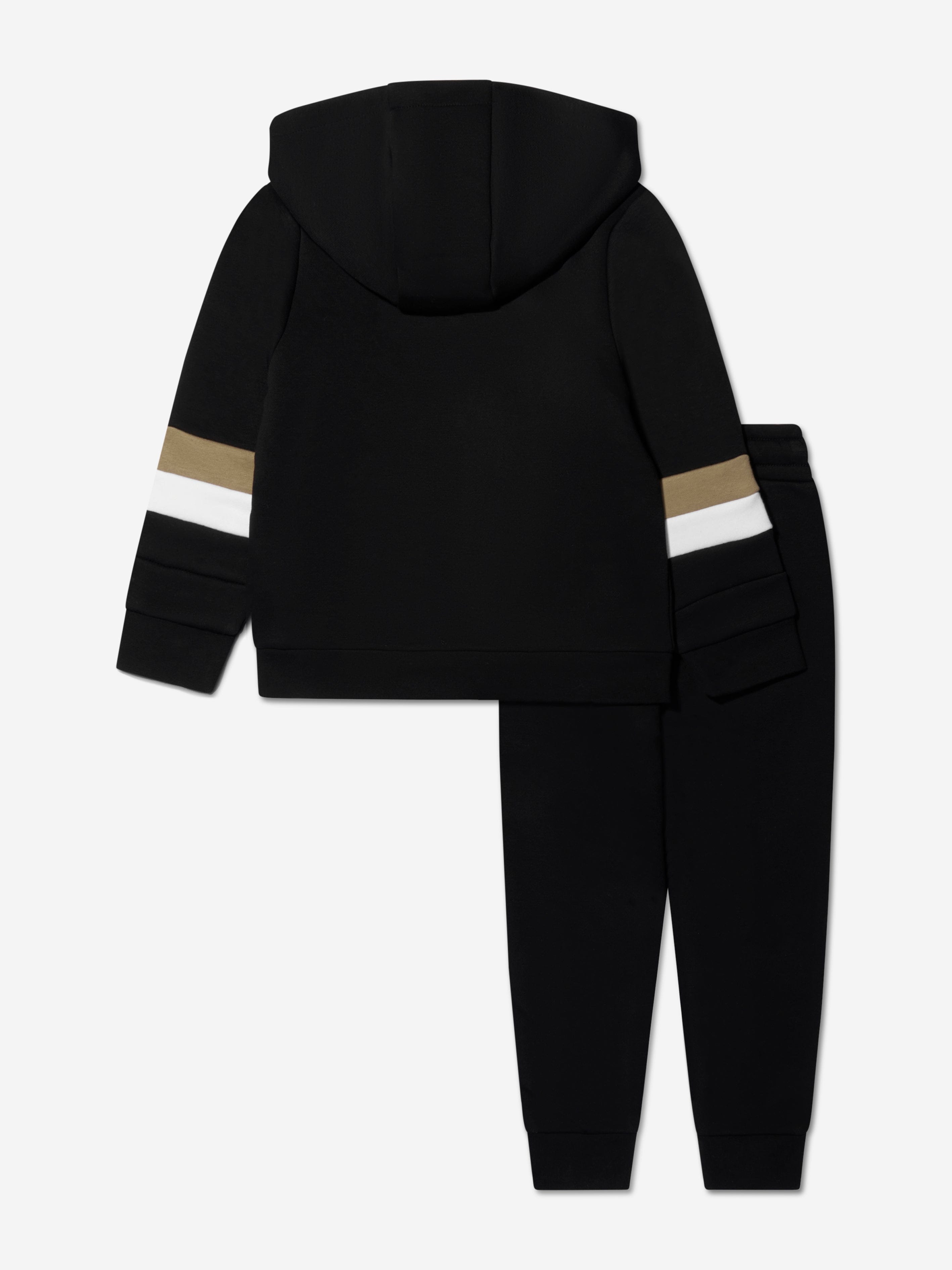 BOSS Boys Logo Tracksuit in Black