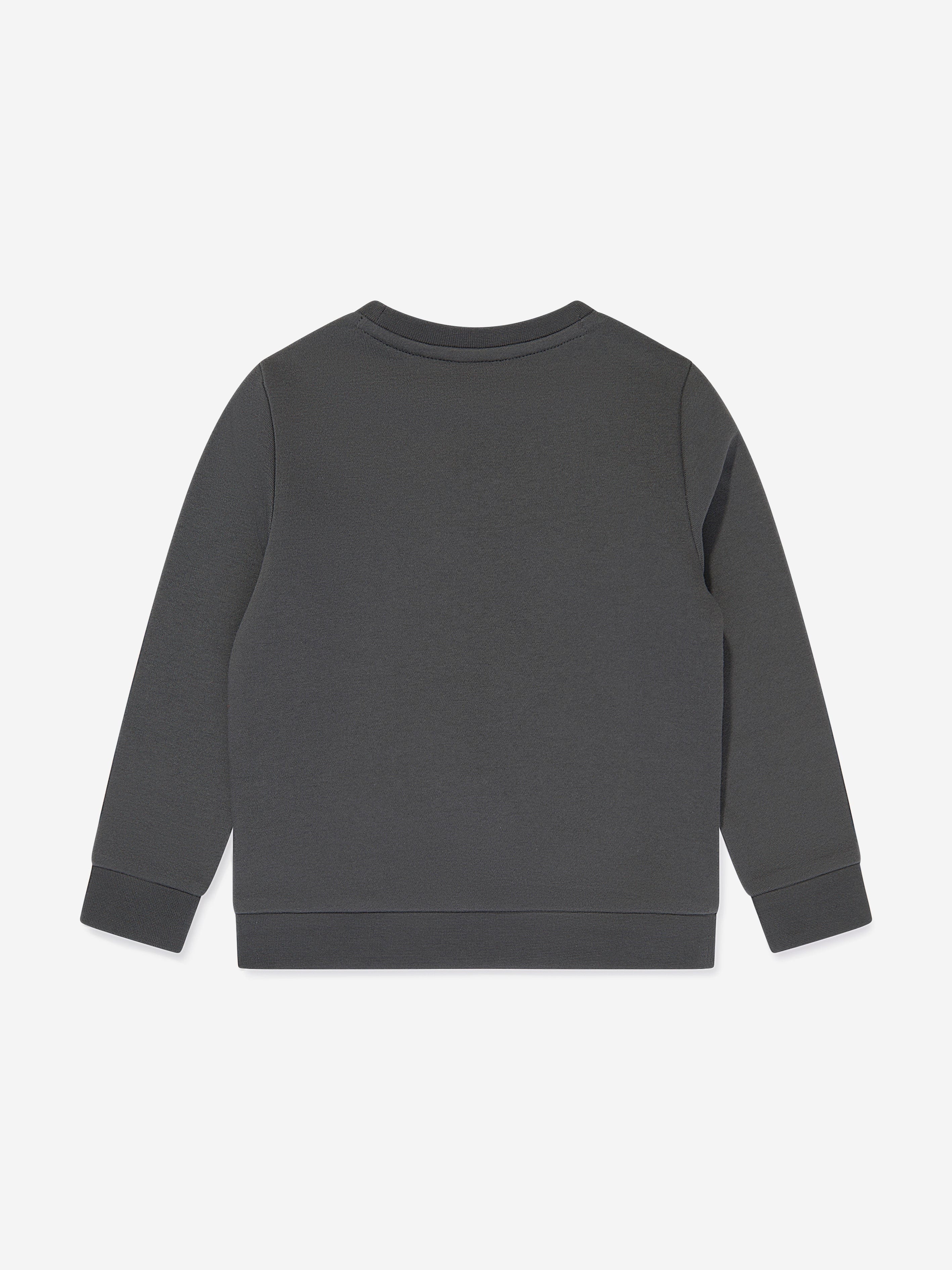 BOSS Boys Reflective Logo Sweatshirt in Grey