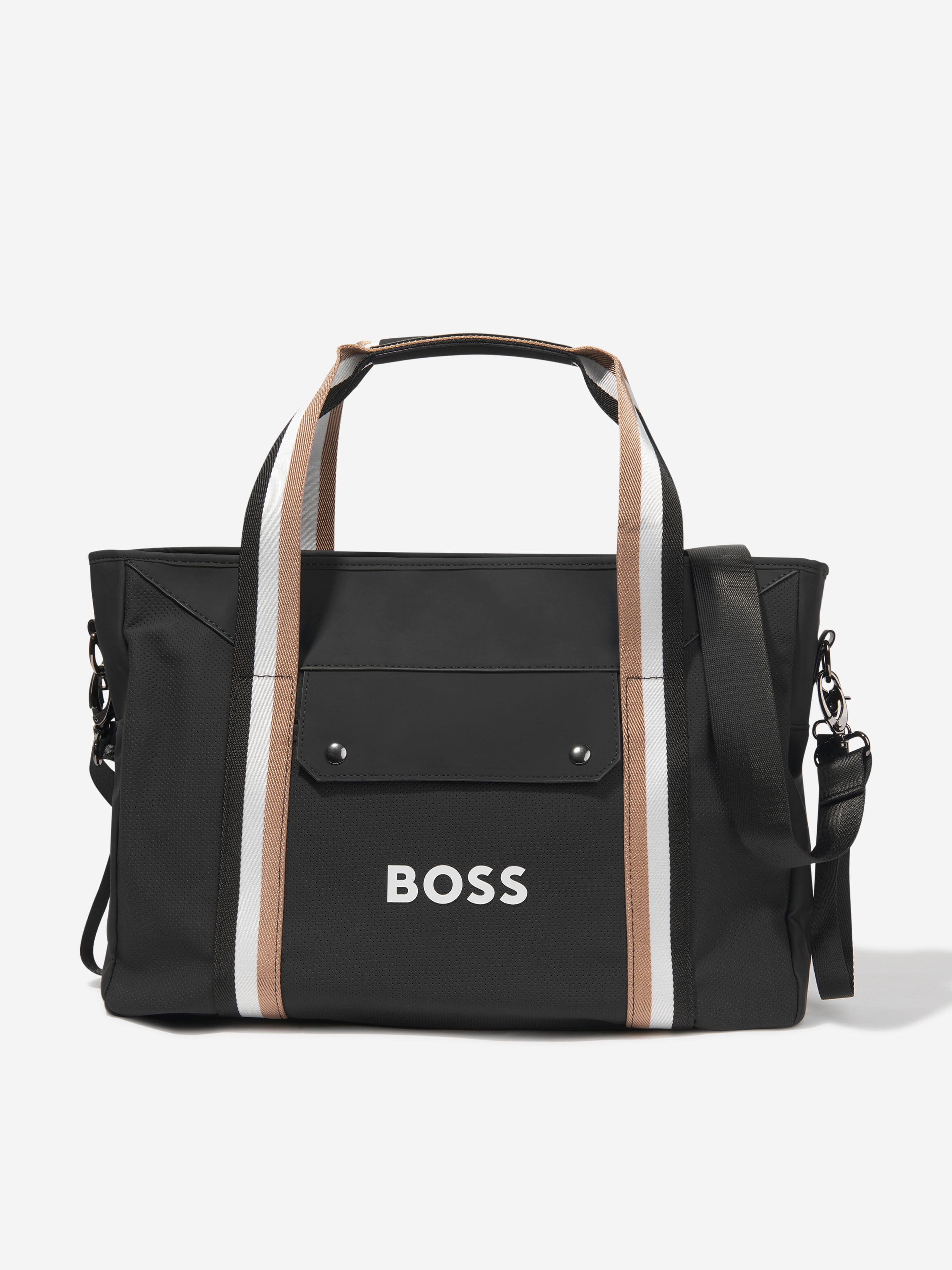 BOSS Baby Logo Changing Bag in Black