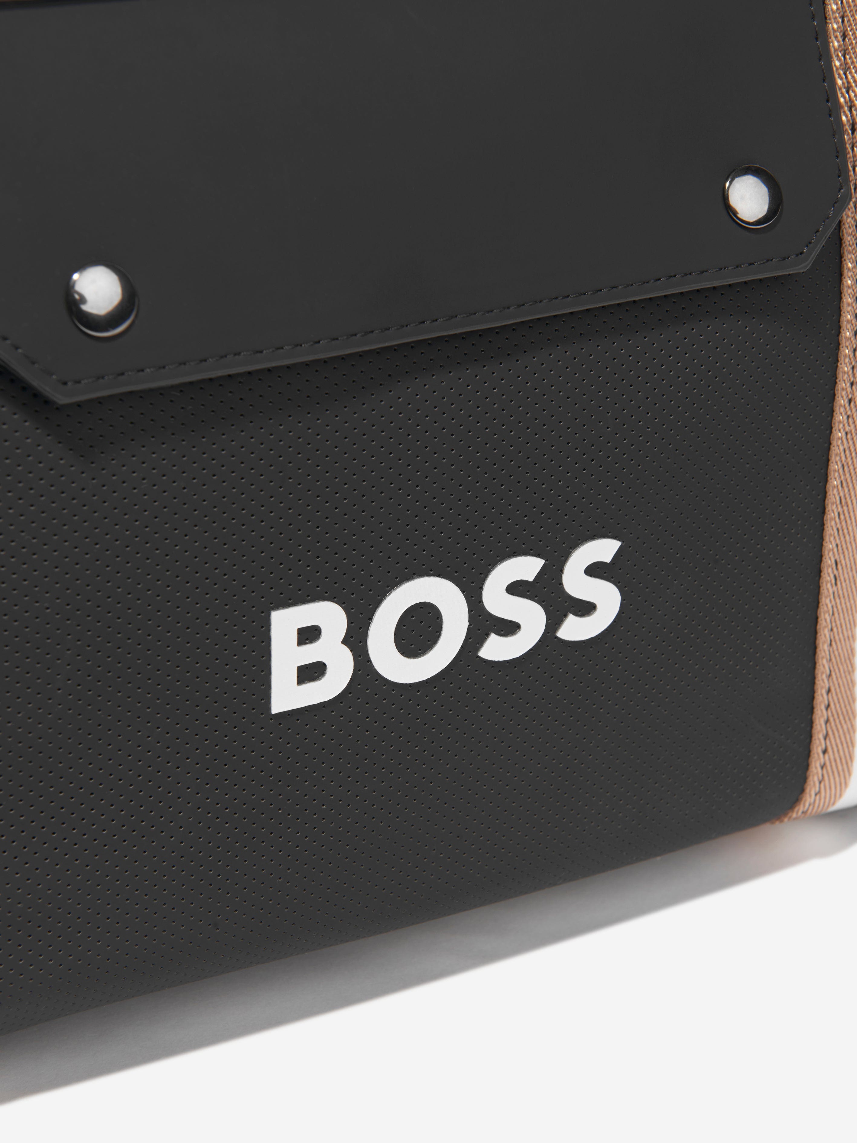 BOSS Baby Logo Changing Bag in Black