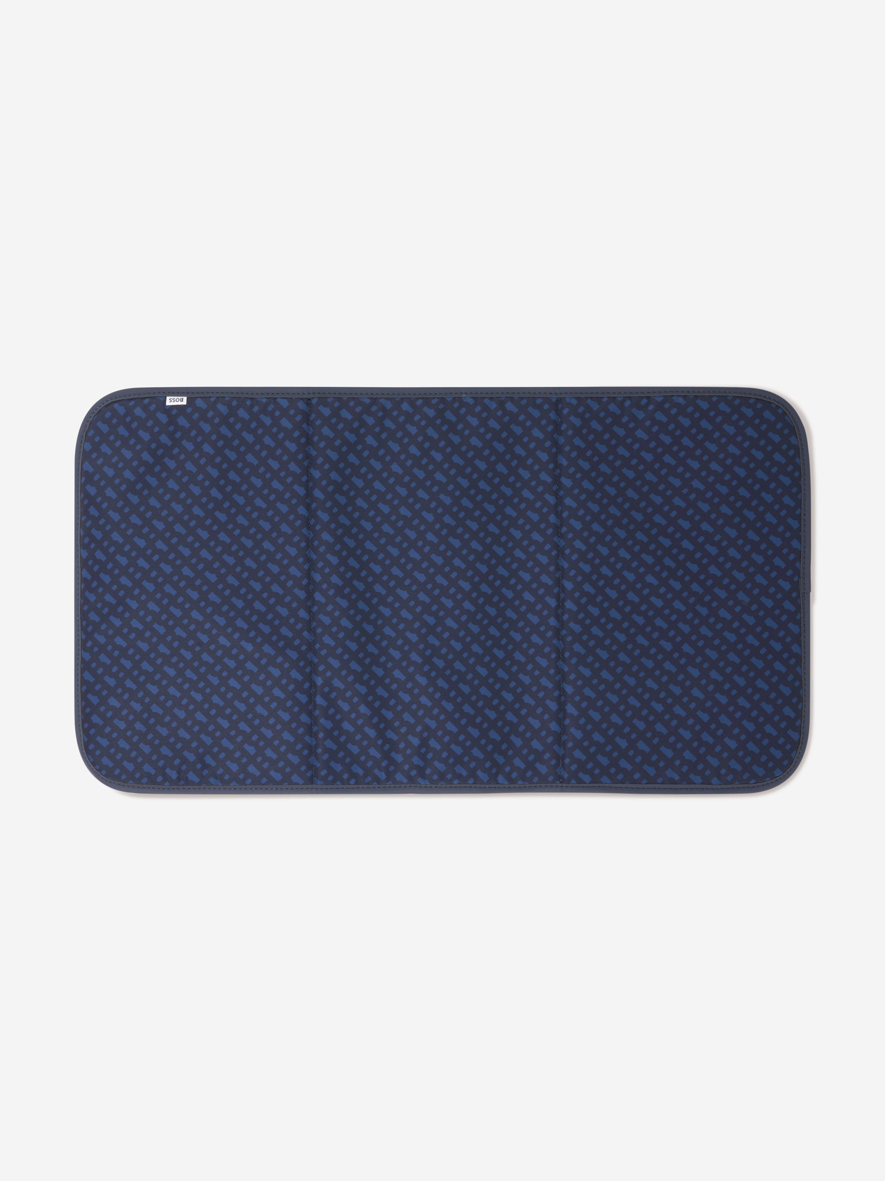 BOSS Baby Monogram Changing Bag in Navy