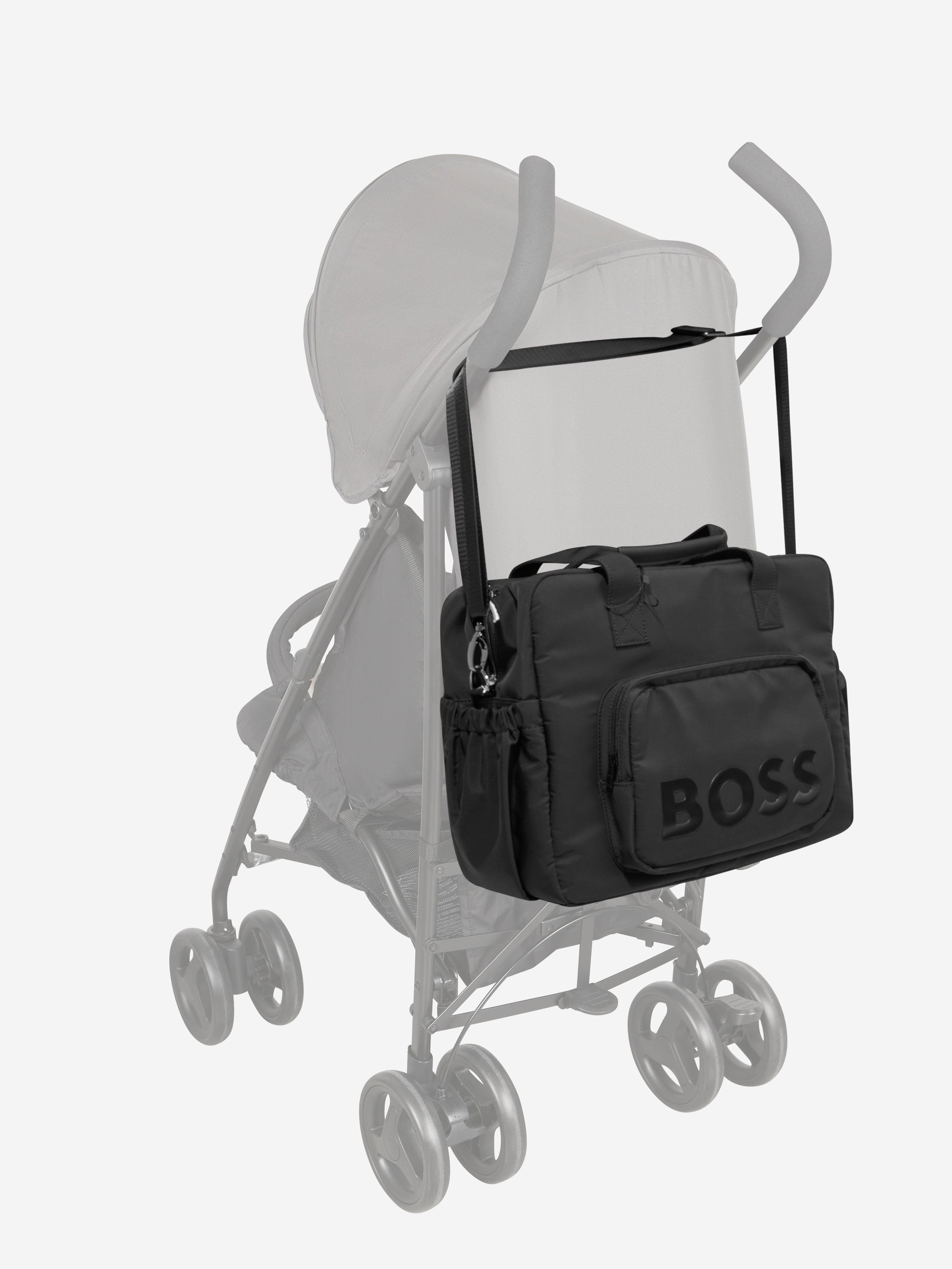 BOSS Baby Logo Changing Bag in Black