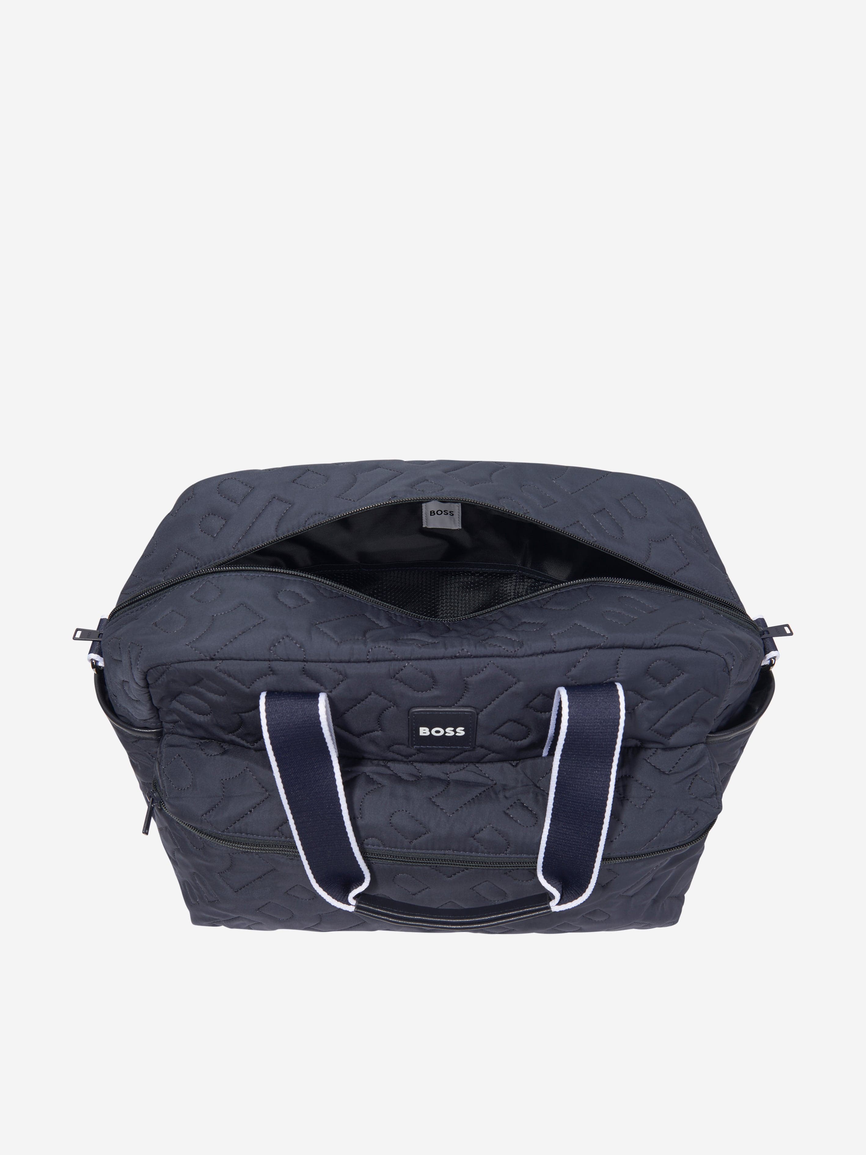 BOSS Baby Logo Changing Bag in Navy