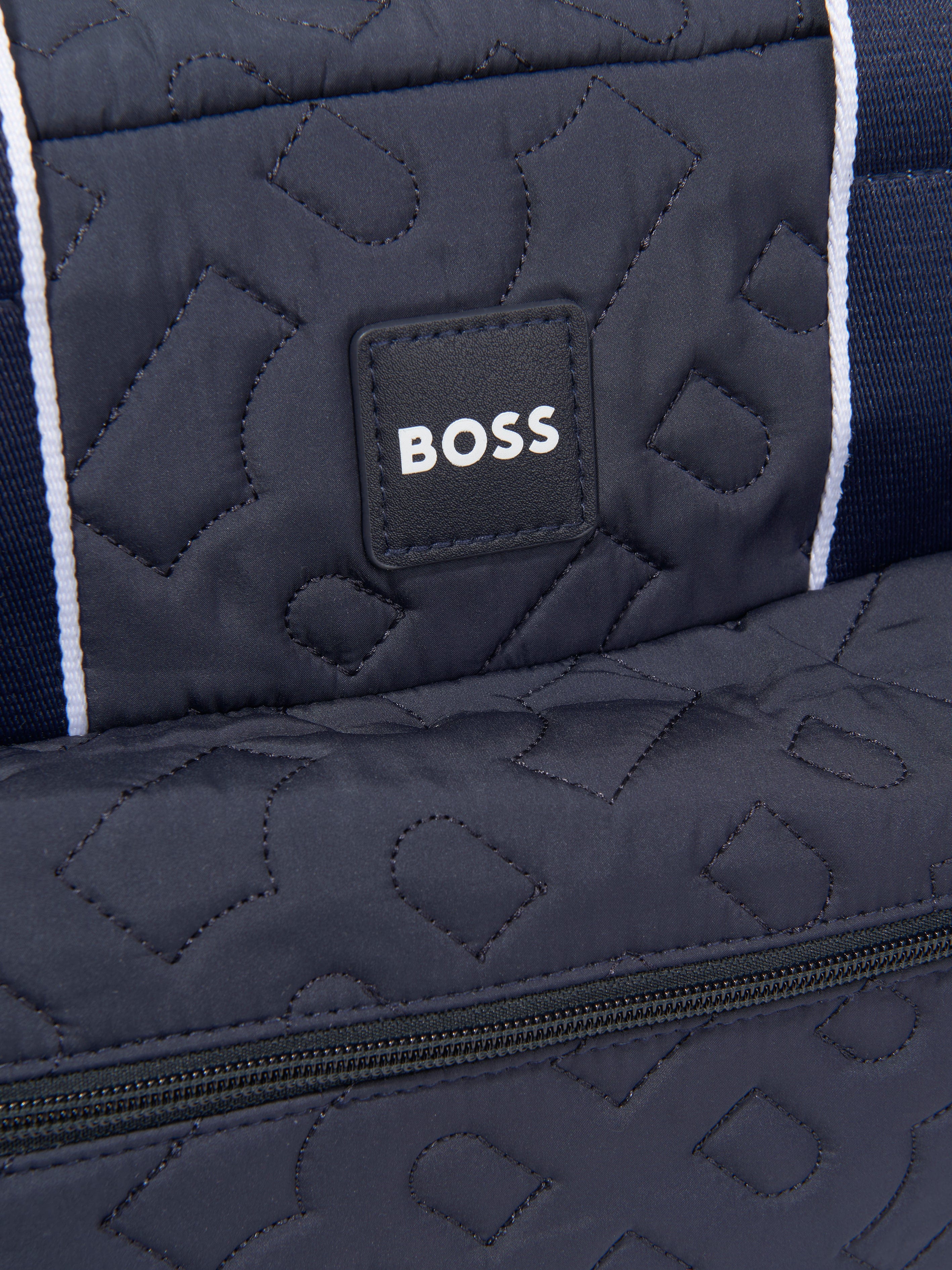 BOSS Baby Logo Changing Bag in Navy