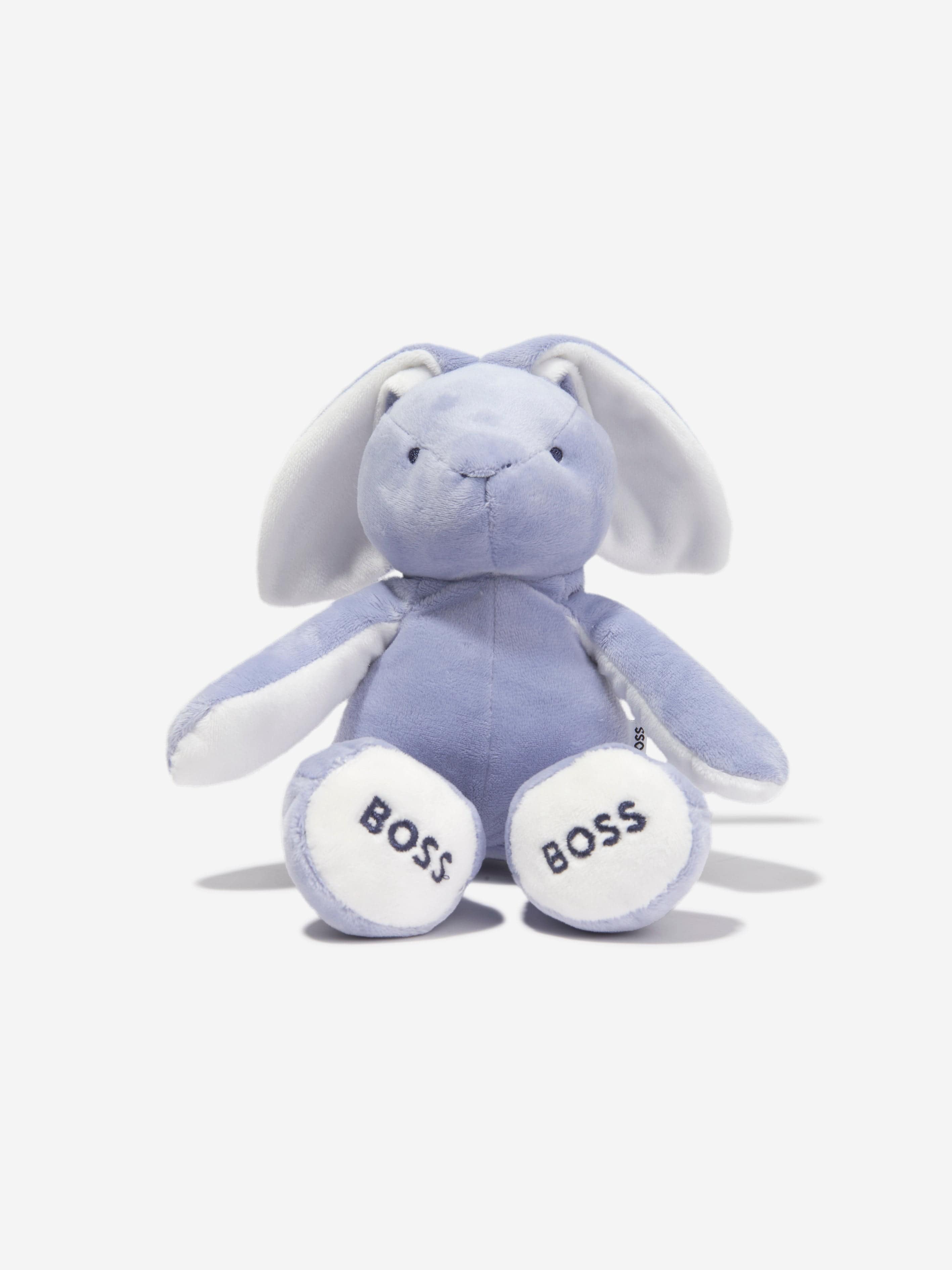 BOSS Baby Boys Bunny Soft Toy in Blue