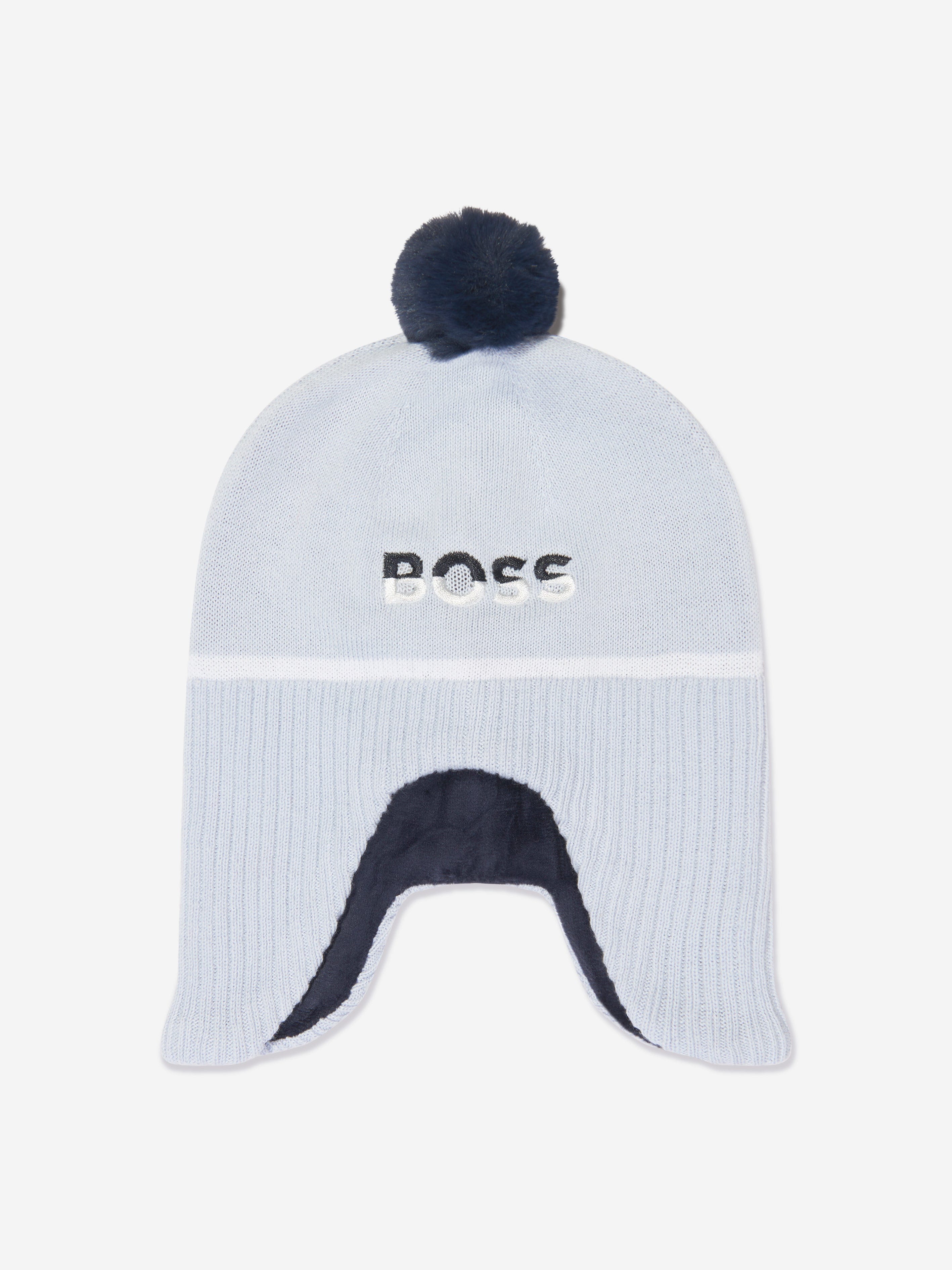 BOSS Baby Boys Pull On Hat in Blue