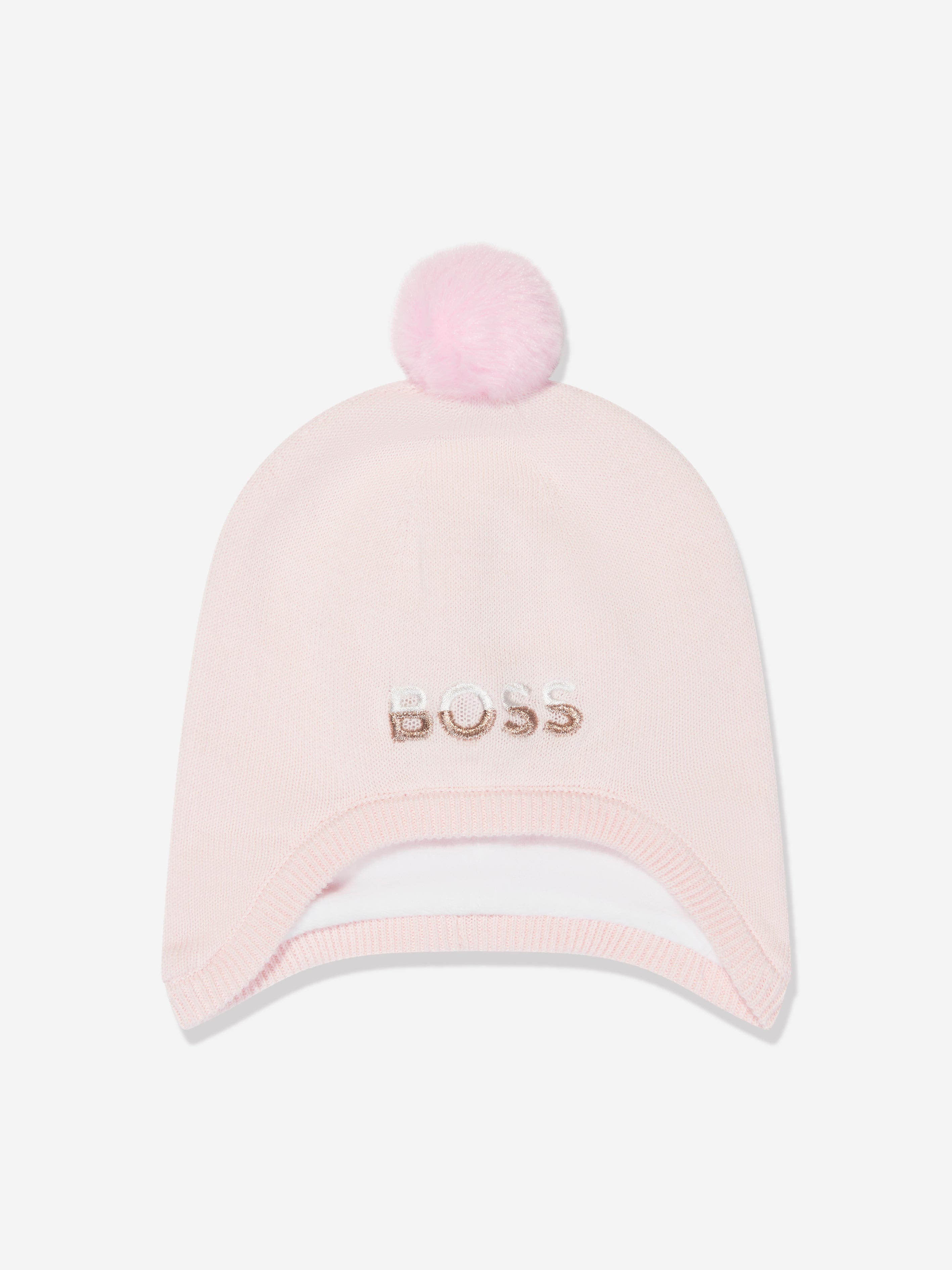 BOSS Baby Girls Pull On Hat in Pink