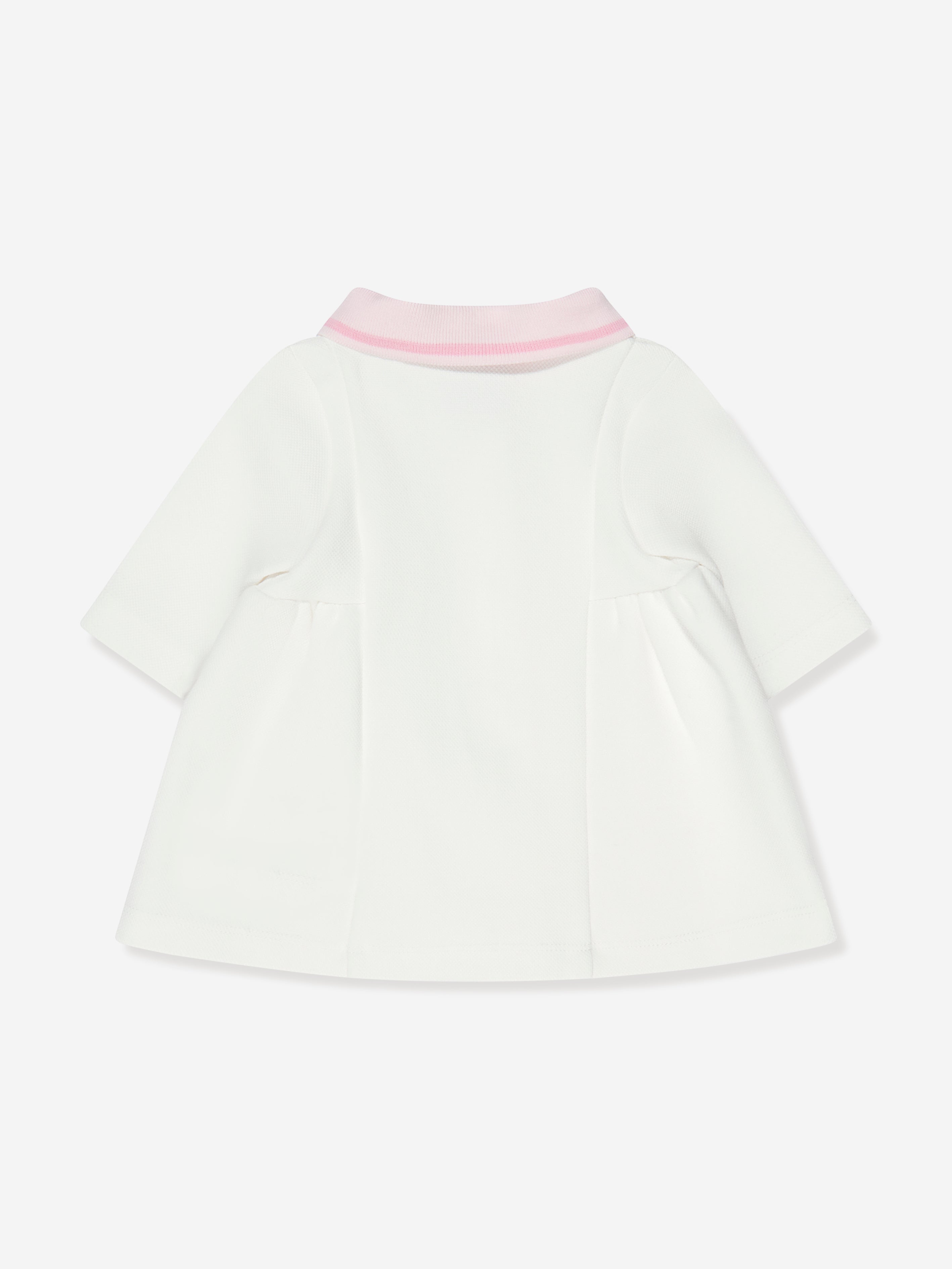 BOSS Baby Girls Polo Dress in Ivory