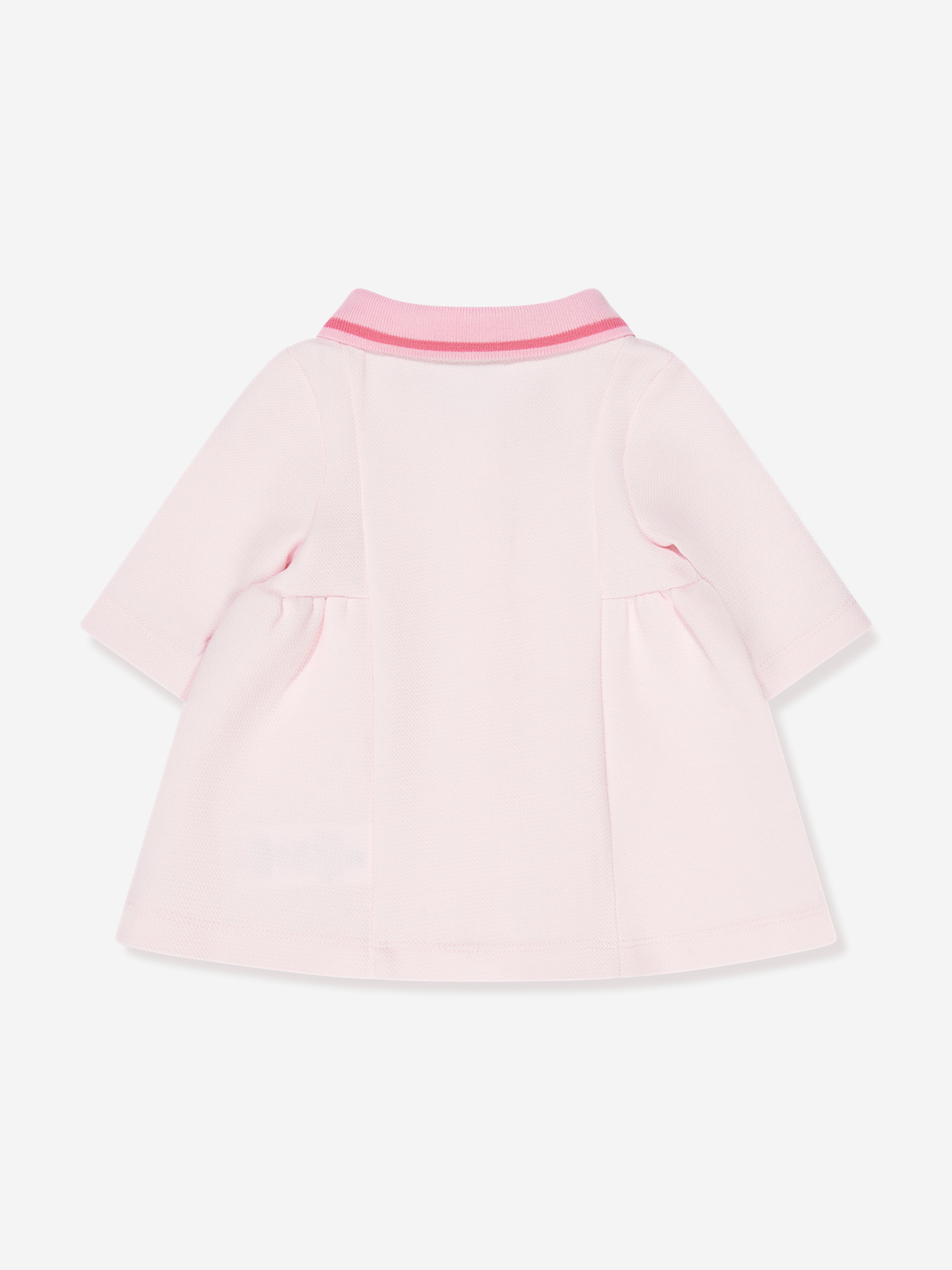 BOSS Baby Girls Polo Dress in Pink